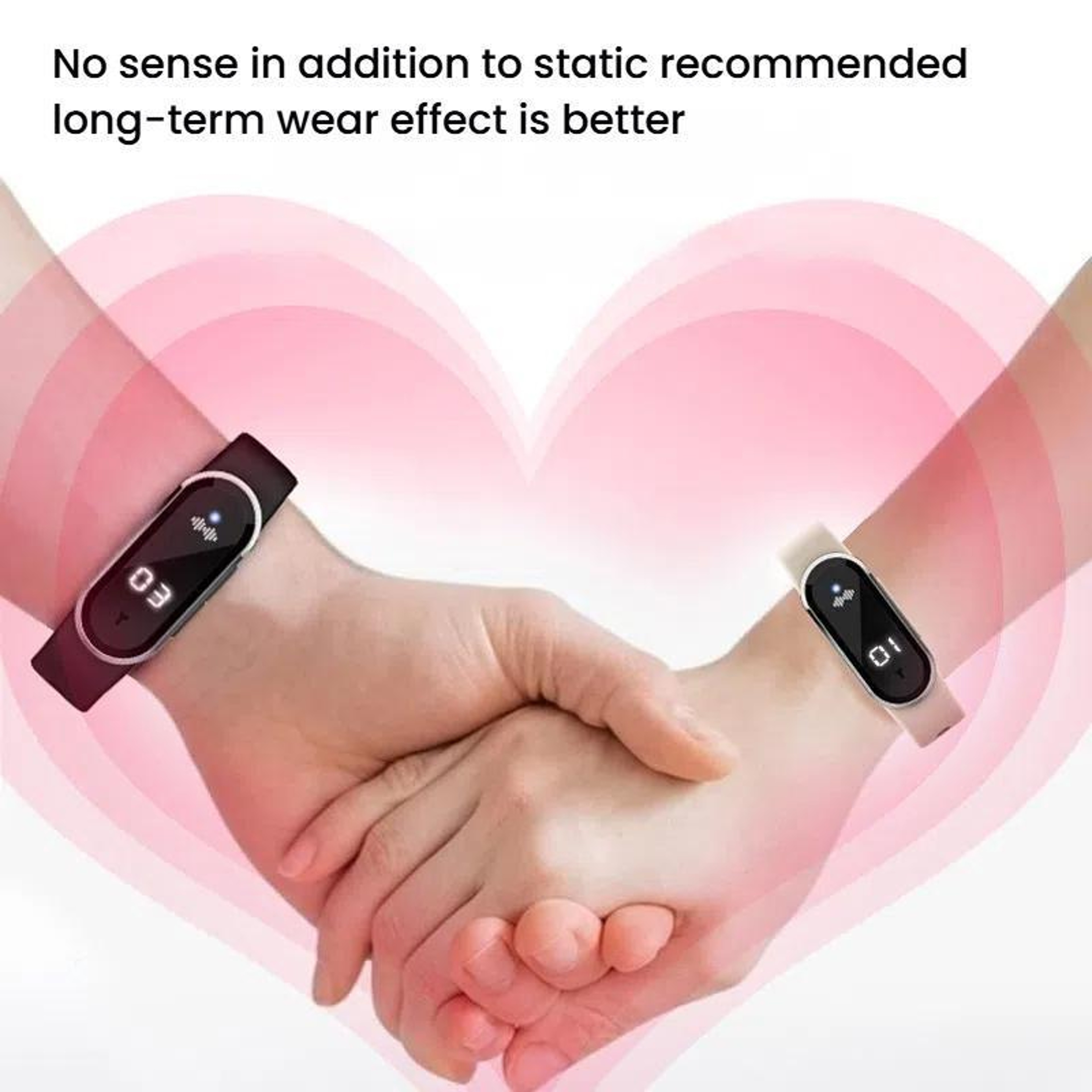 Smart Anti Static Bracelet With Ultrasonic Mosquito Repellent  Digital Watch 7