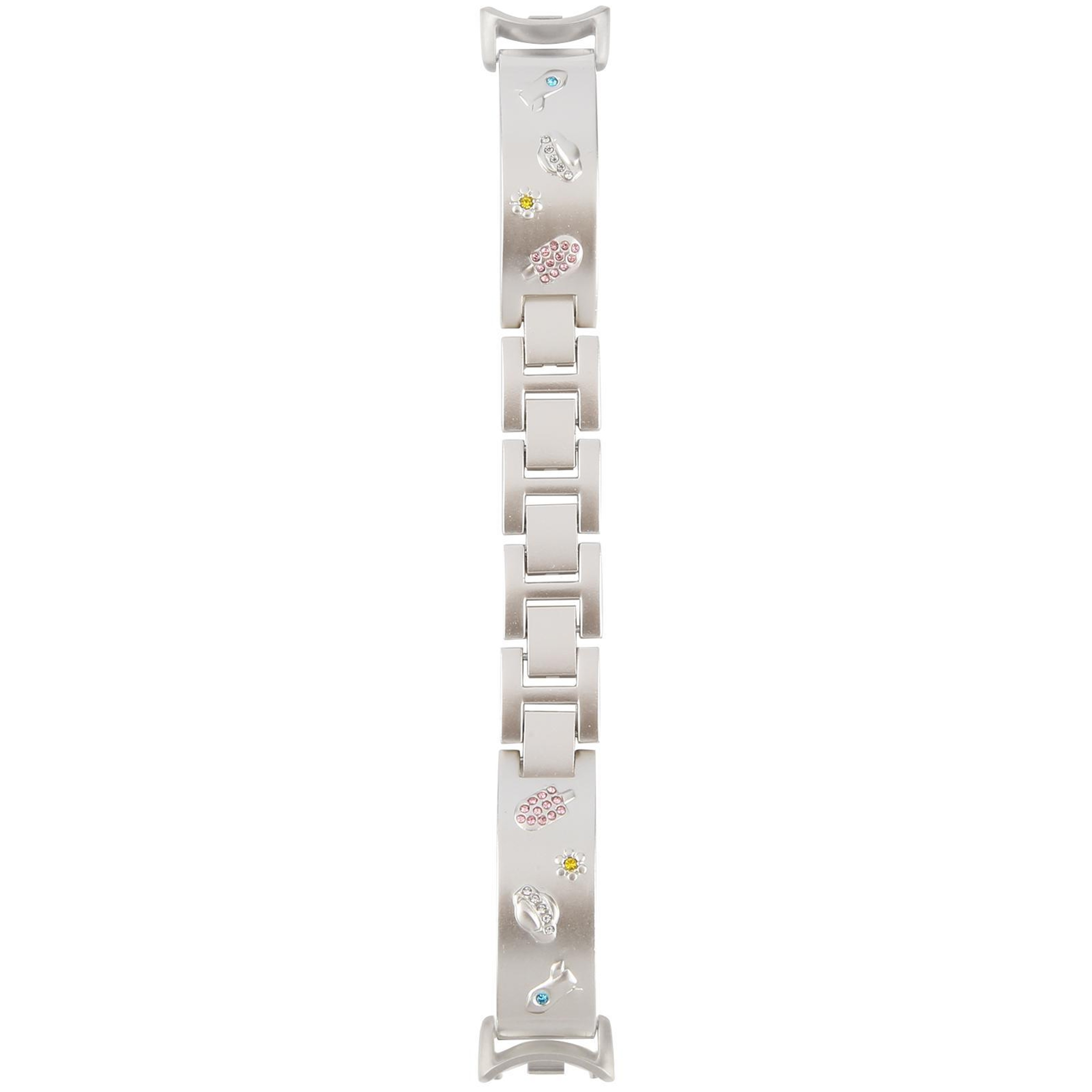 Diamond Quick Release Metal Watch Band Adjustable Chain Bracelet Strap For Smartwatches 2