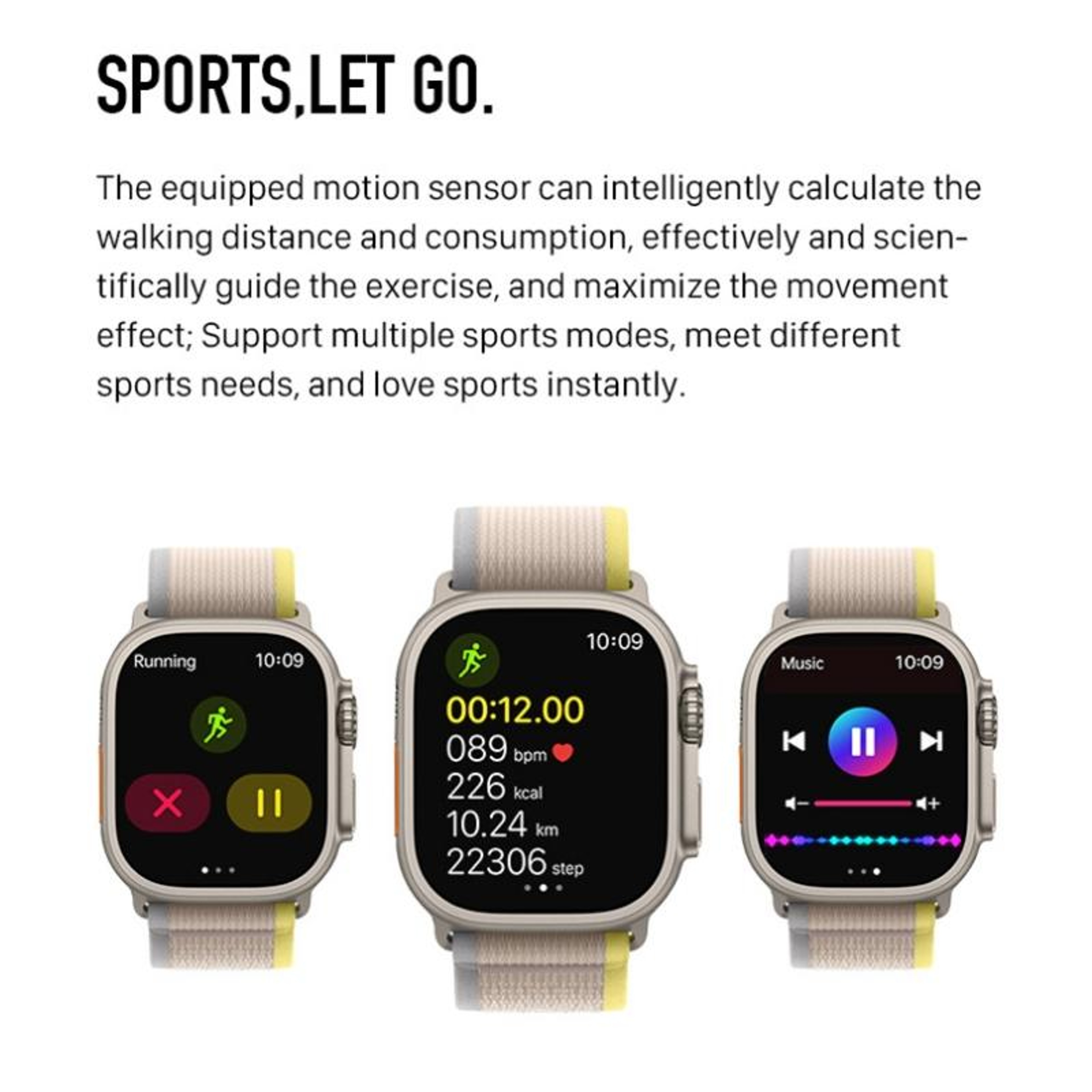 S800 Ultra Max Smart Watch With Bluetooth Calling Health Monitoring Fitness Tracker 4