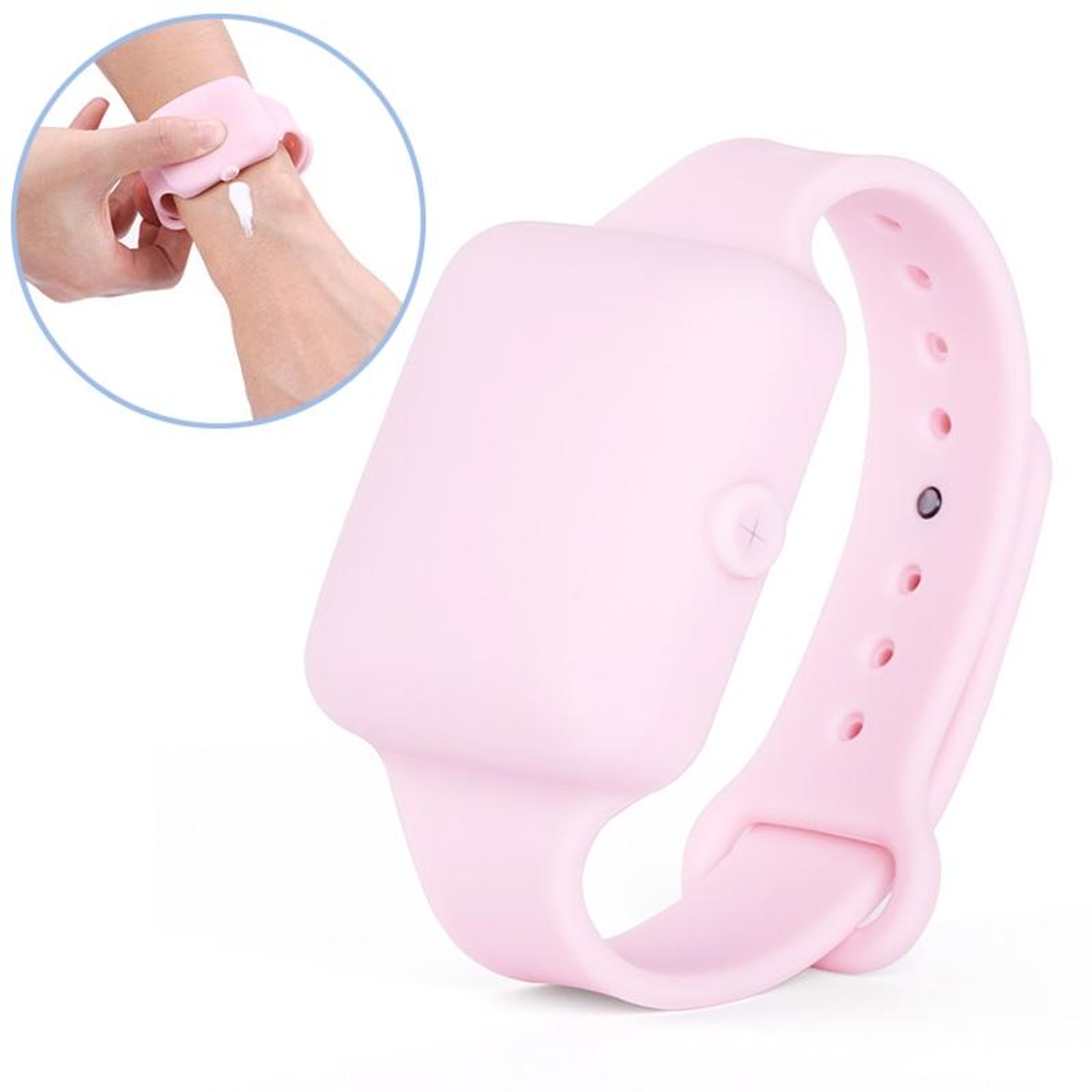 Portable Silicone Travel Bottle 10ml Refillable Wristband Dispenser For Hand Sanitizer Soap  Lotion