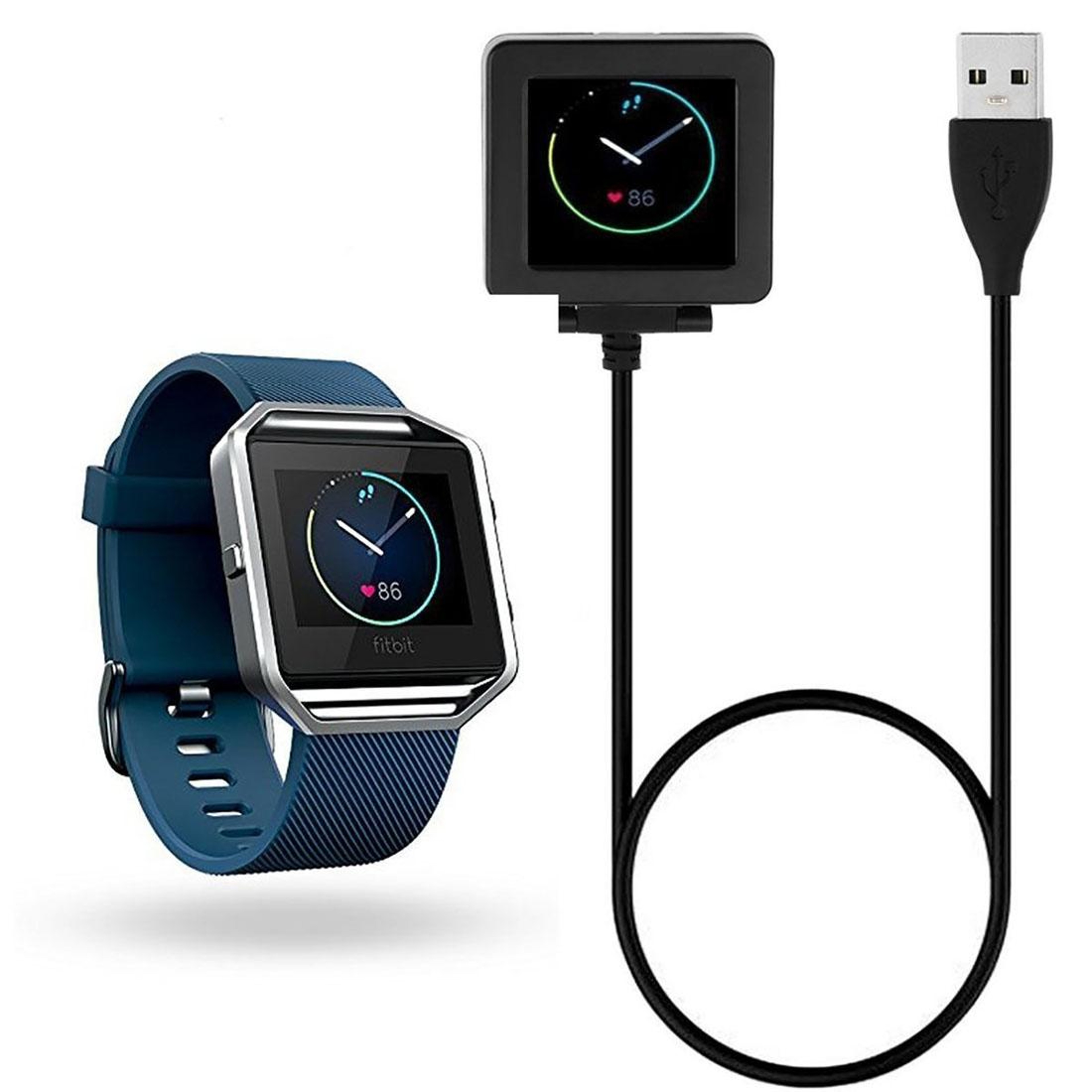Fitbit Blaze Charger Cable 1m USB Charging Cable With Power Protection 6