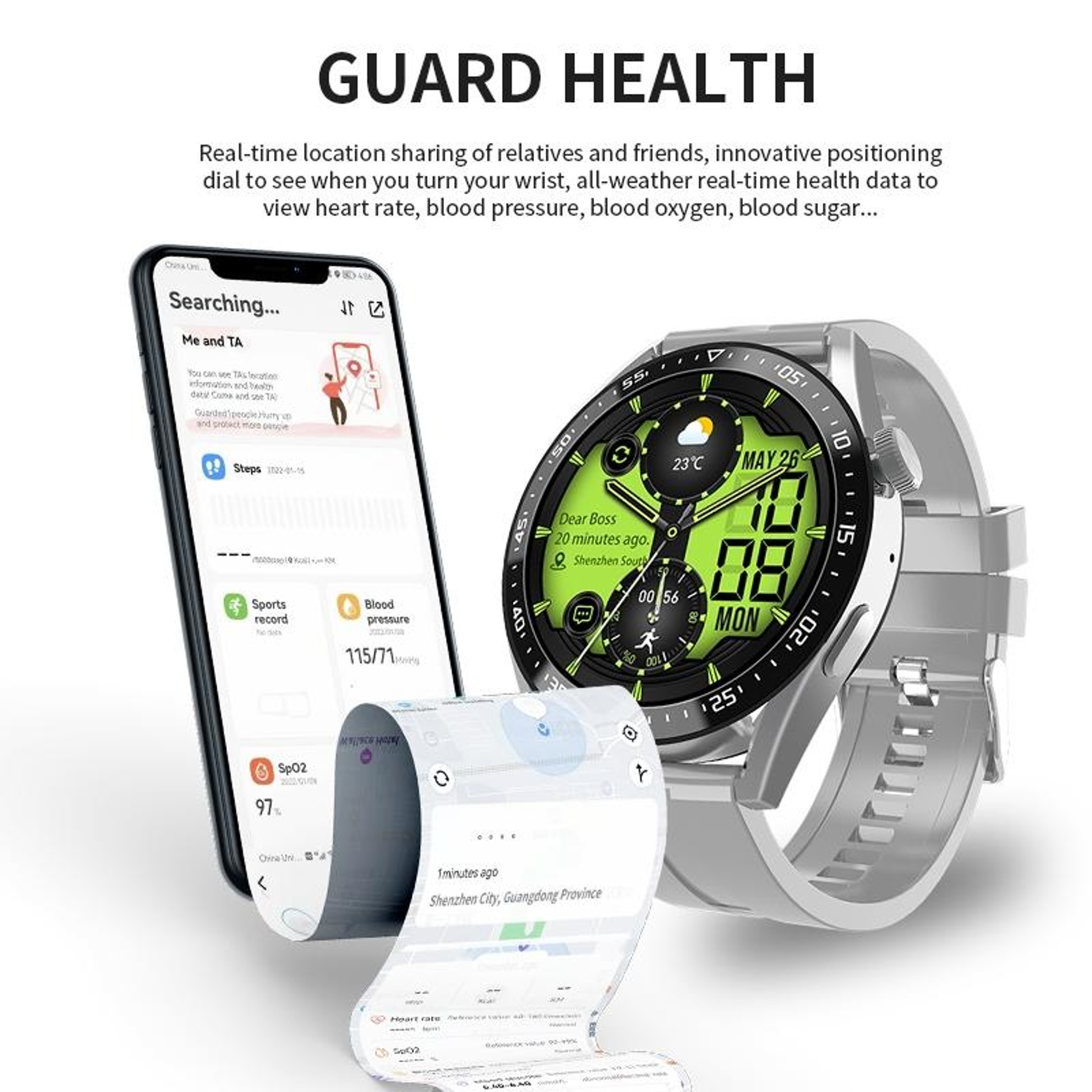 HW28 Bluetooth Call Smart Watch With NFC Payment IP67 Waterproof Health Monitoring Fitness Tracker 4