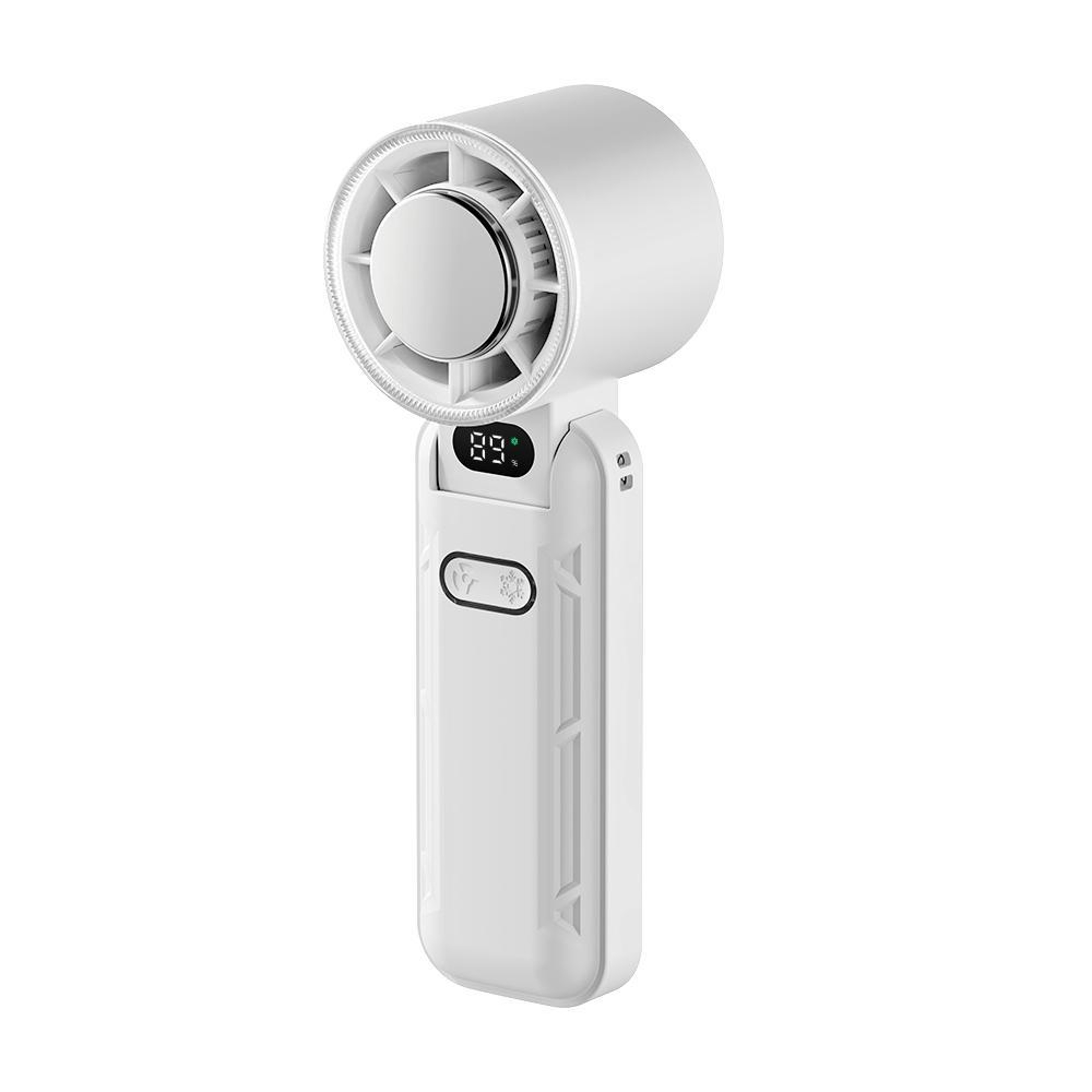 Portable Folding Handheld Fan With Ice Cooling Rechargeable Mini Fan And Type C Charging 12