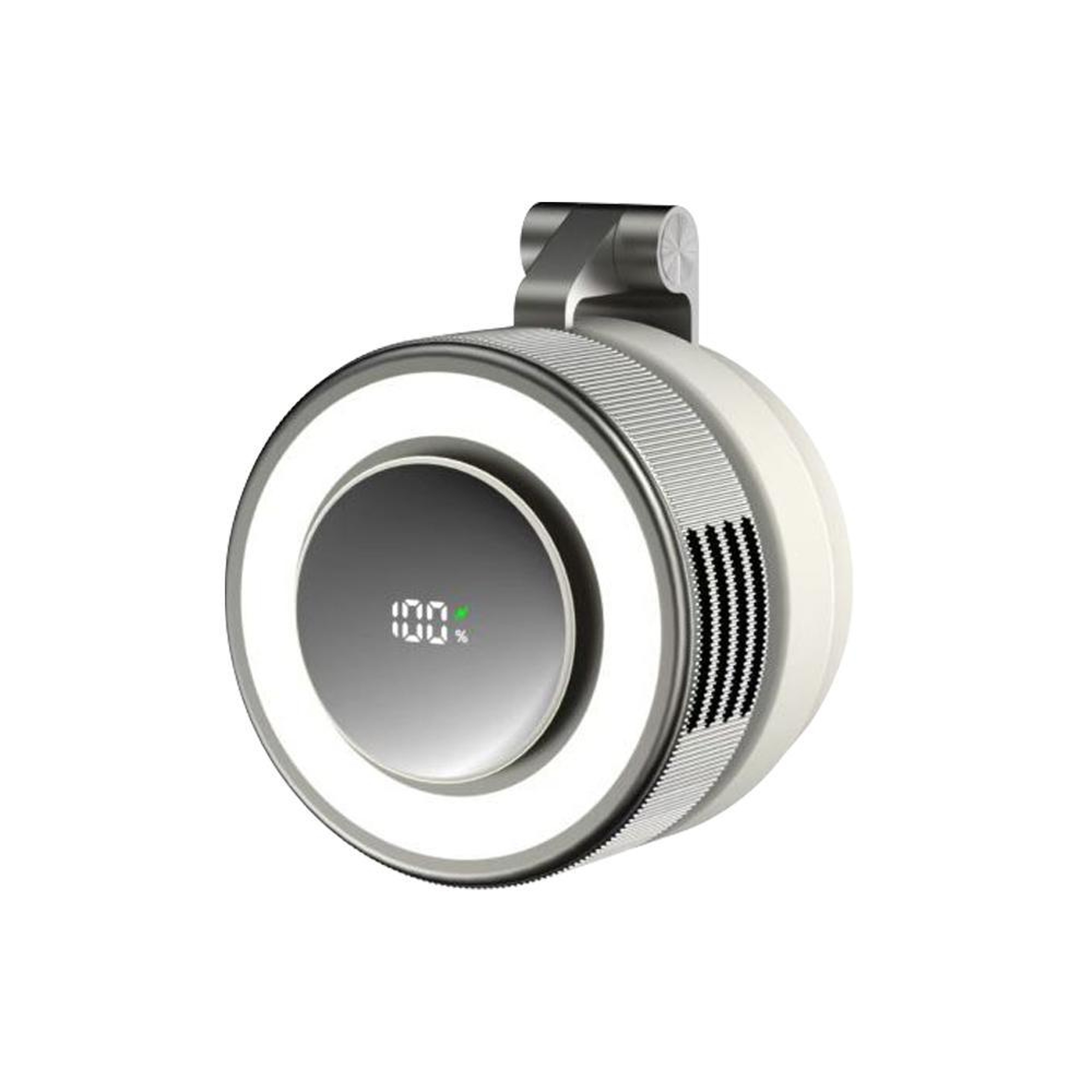 Mini Magnetic Fan Portable Cooling Fan With 5 Speed Rechargeable USB Desk Fan And LED Light 9