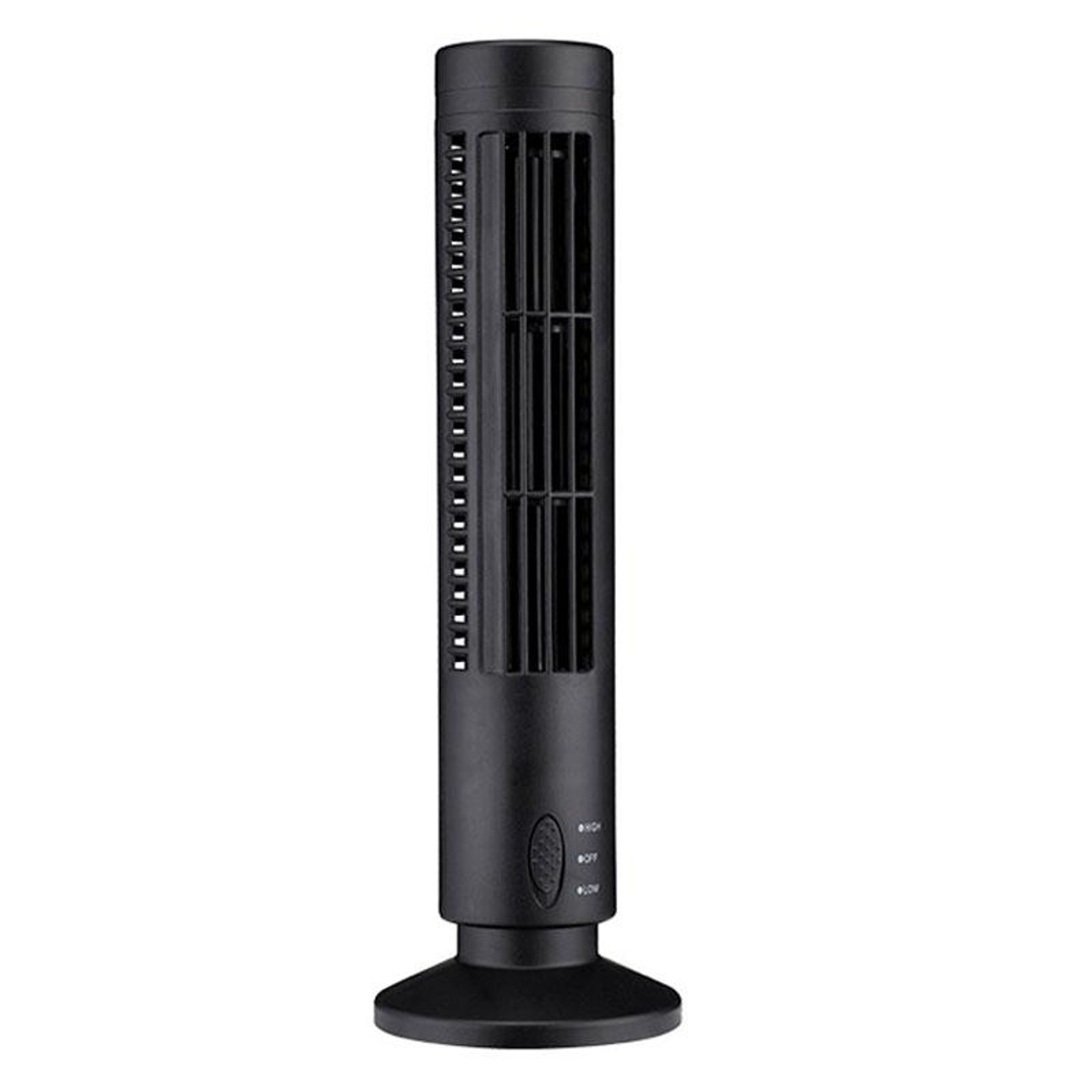 Portable USB Tower Fan Leafless Desk Fan With 2 Speed Cooling 8
