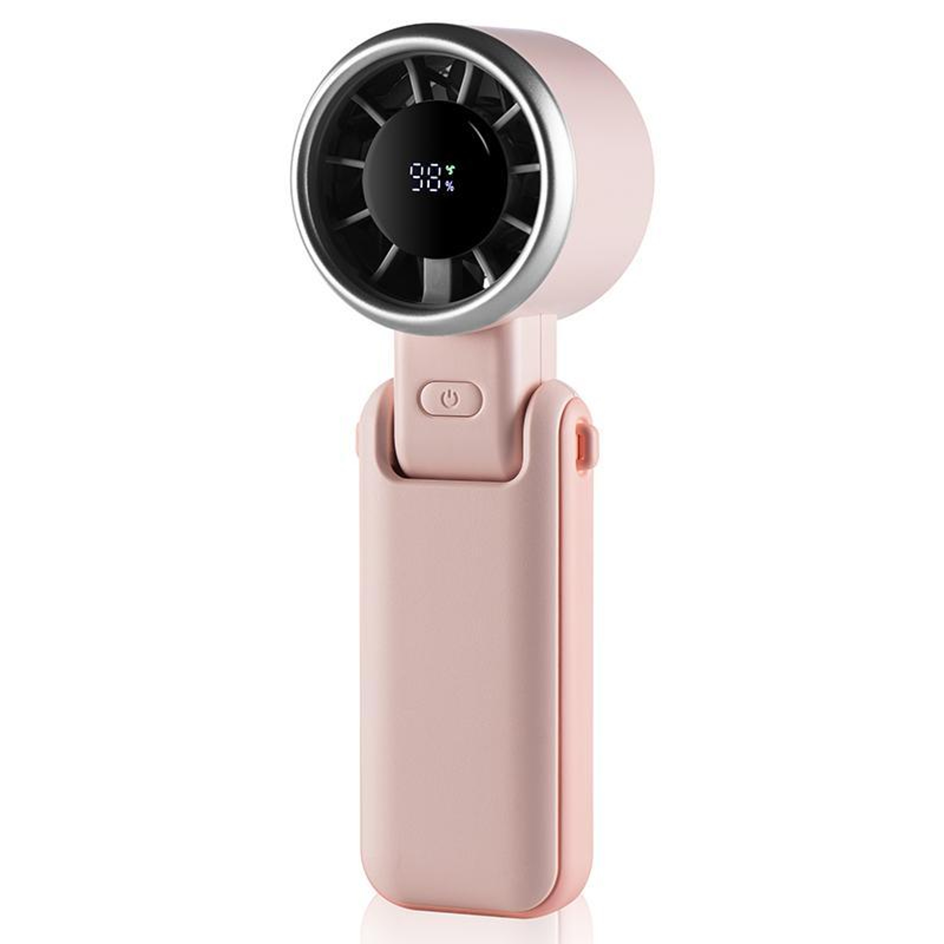 High Speed Foldable Handheld Fan with 5-Speed Turbo Cooling USB Rechargeable Portable Desk Fan – view 12
