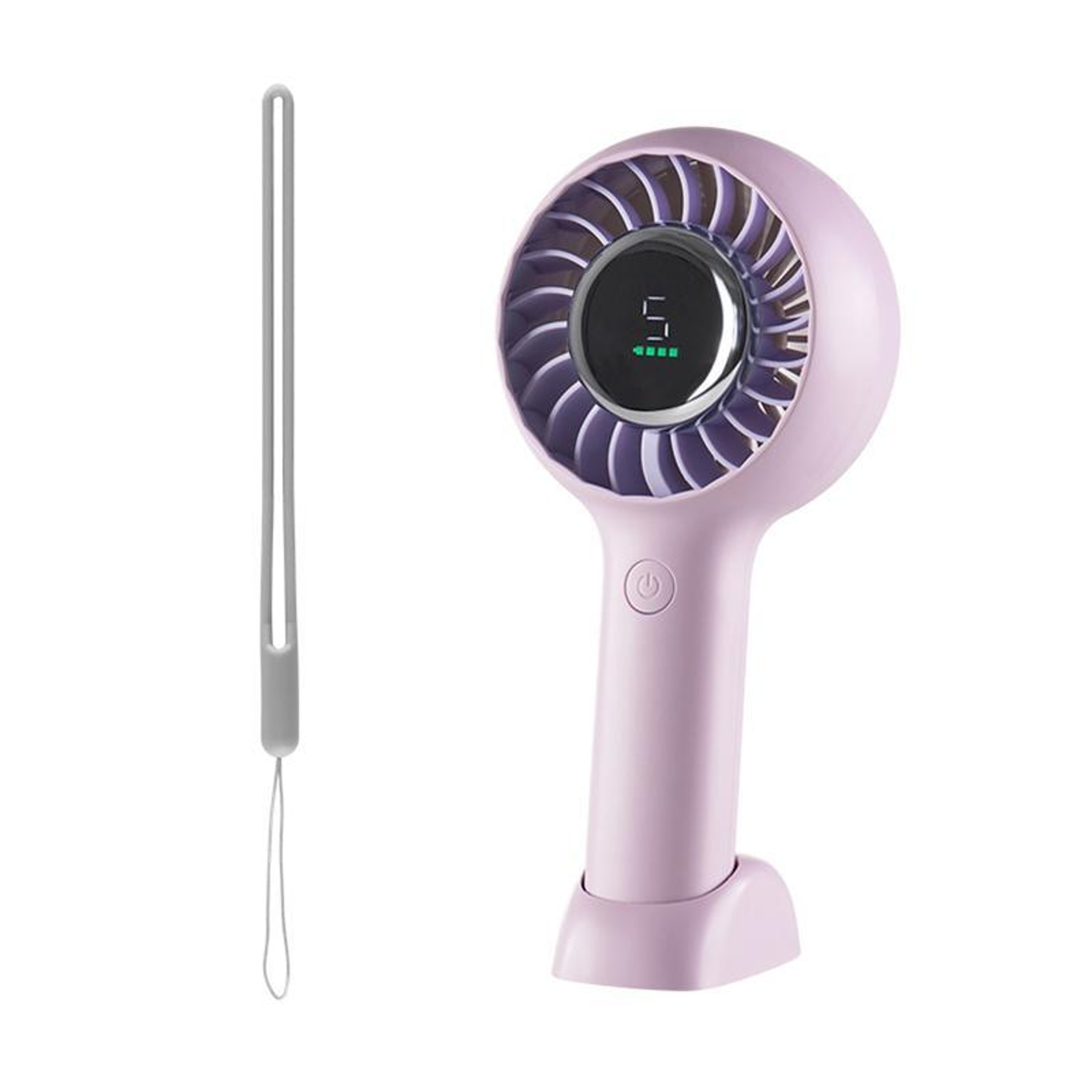 H11 Portable Handheld Fan With Digital Display Rechargeable Fan And Desktop Stand 9