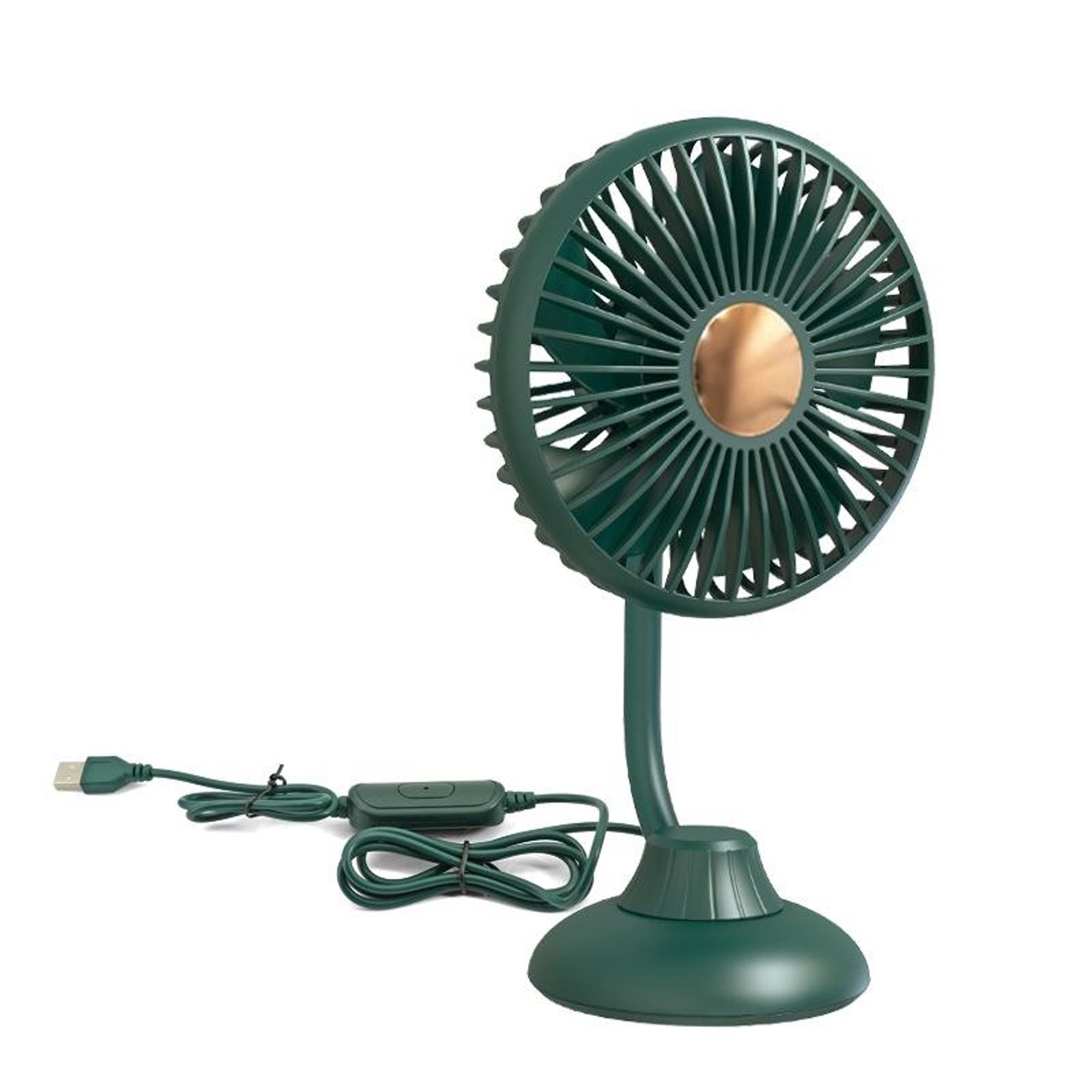 Portable USB Car Fan Flexible Hose Mini Cooling Fan With 360 Rotating Base 6
