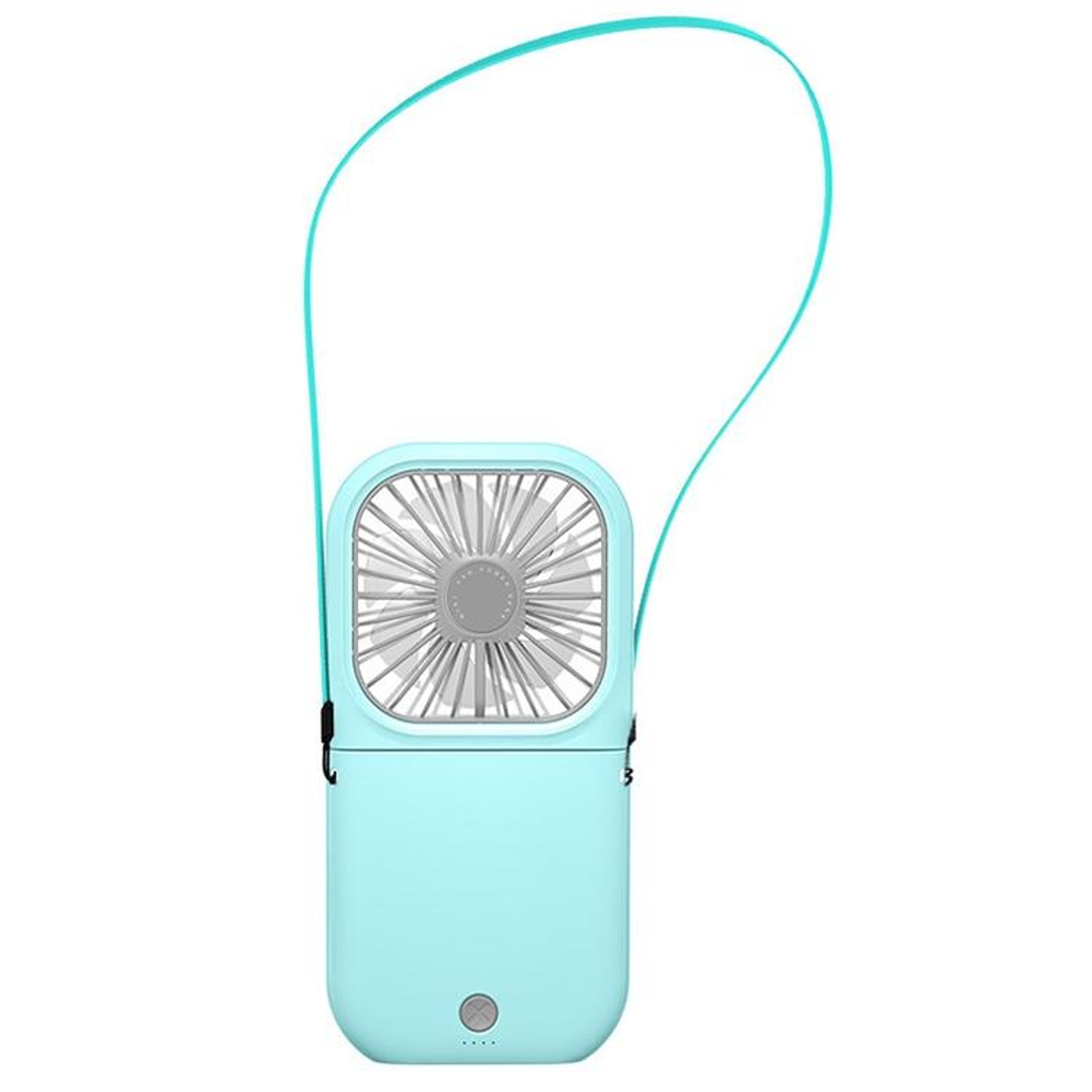 Electroplated Portable Neck Fan USB Rechargeable Handheld Fan Foldable Desktop Cooling Fan – view 24