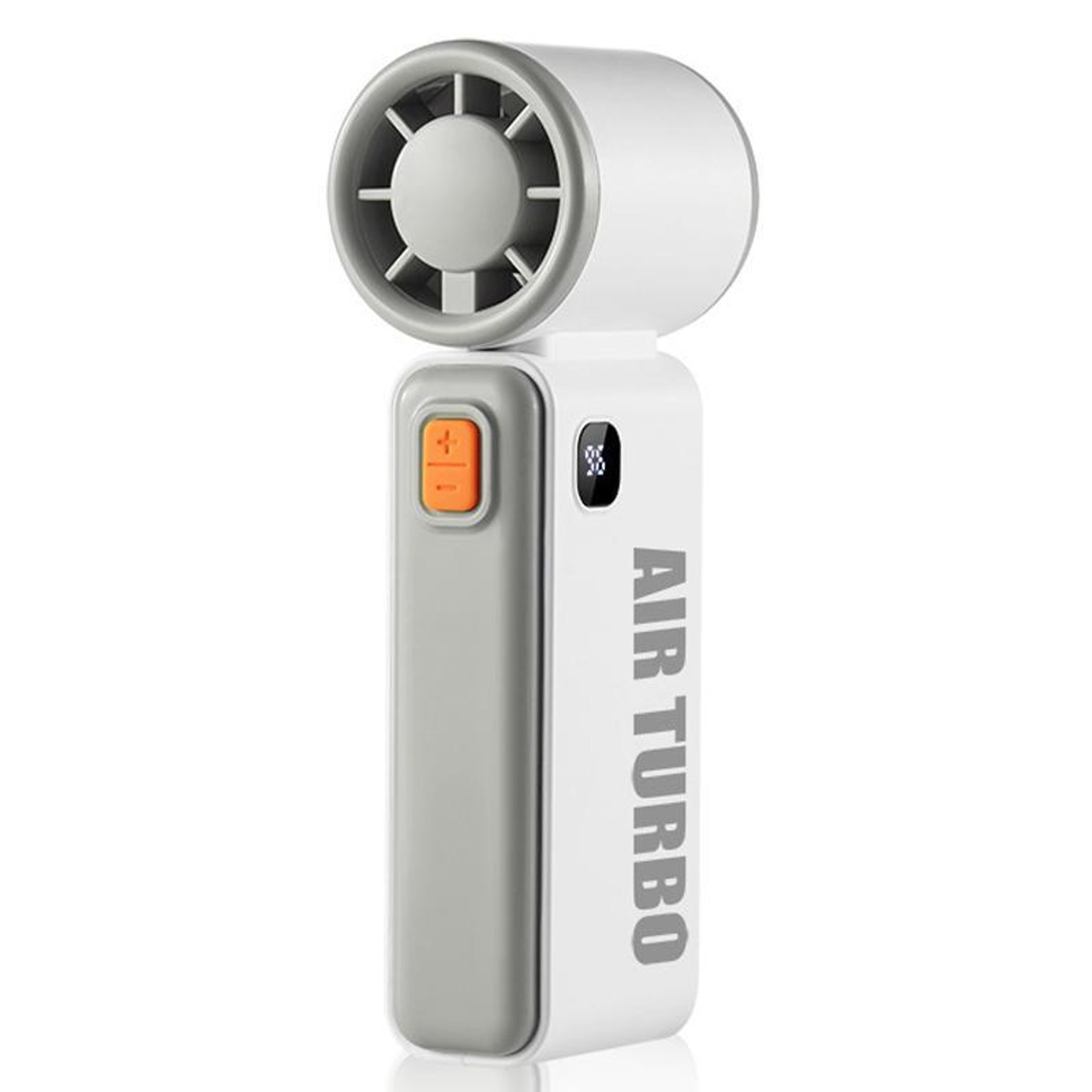 Portable High Speed Handheld Fan With Digital Display USB Rechargeable Personal Cooling Fan 10