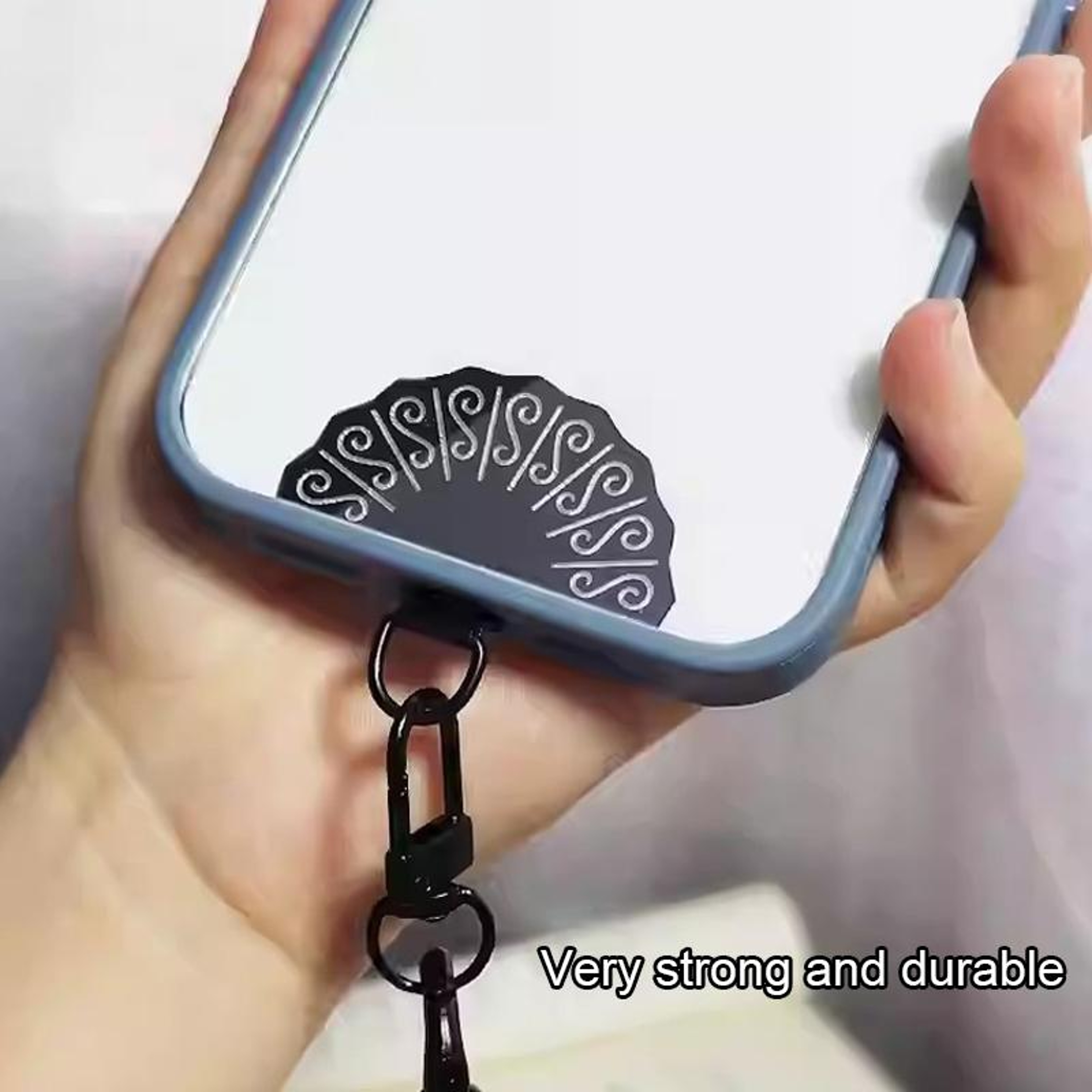 Universal Metal Phone Lanyard Patch Phone Tether Tab Secure Lanyard Adapter 5