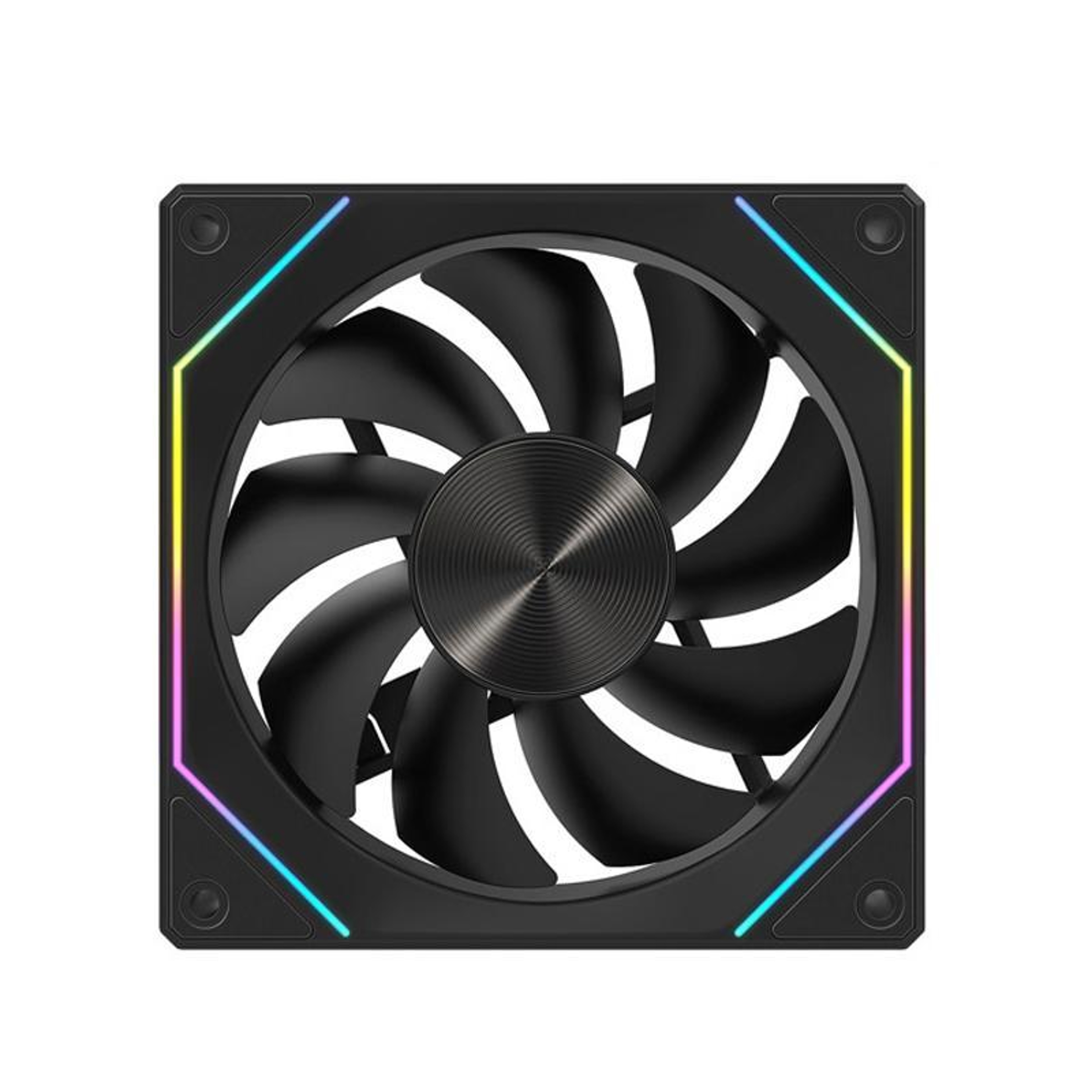 Infinity Mirror ARGB PC Fan PWM Cooling Fan With Ultra Quiet Thermal Control 9