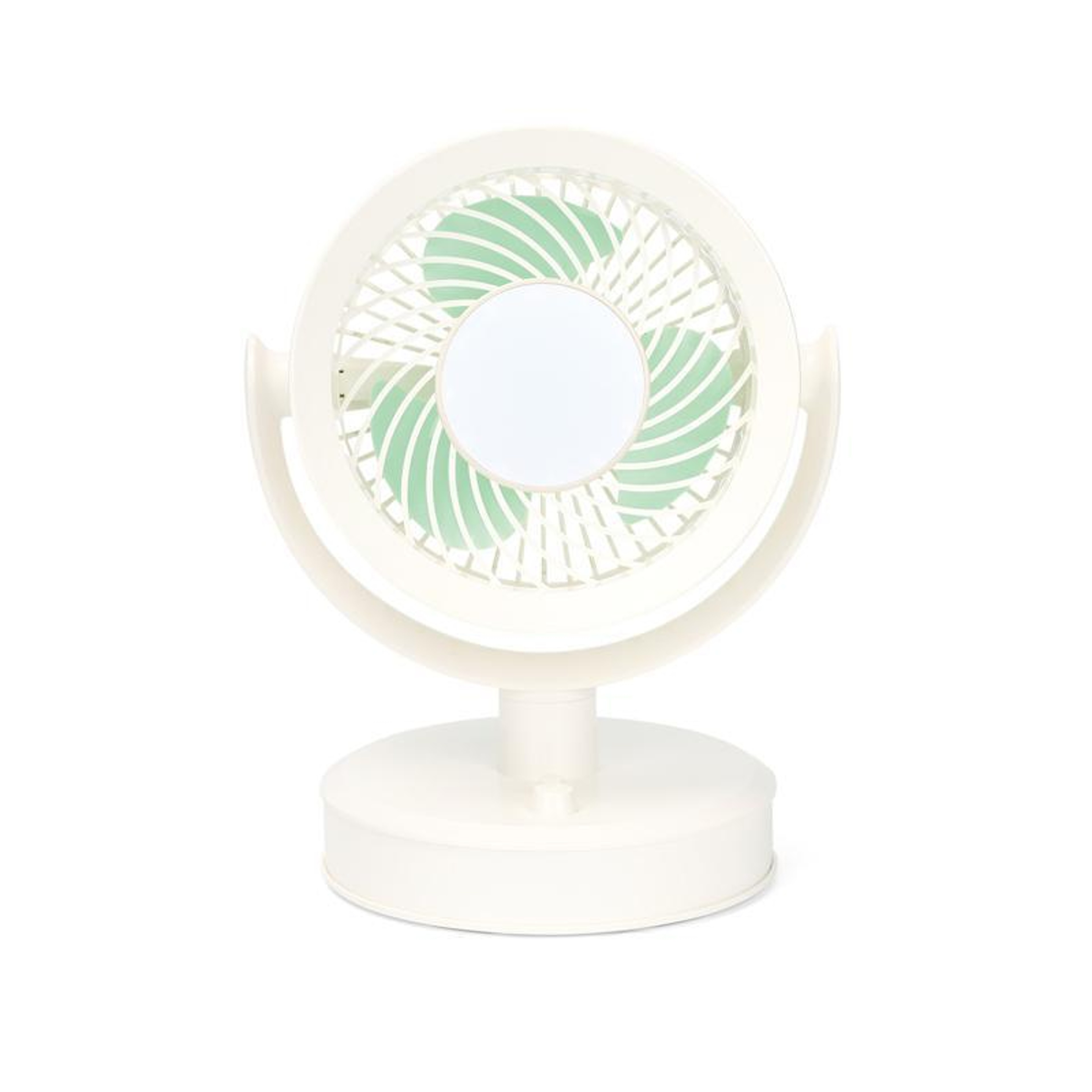 Portable Desk Fan USB Rechargeable Mini Table Fan With Adjustable Airflow And Warm Night Light 12