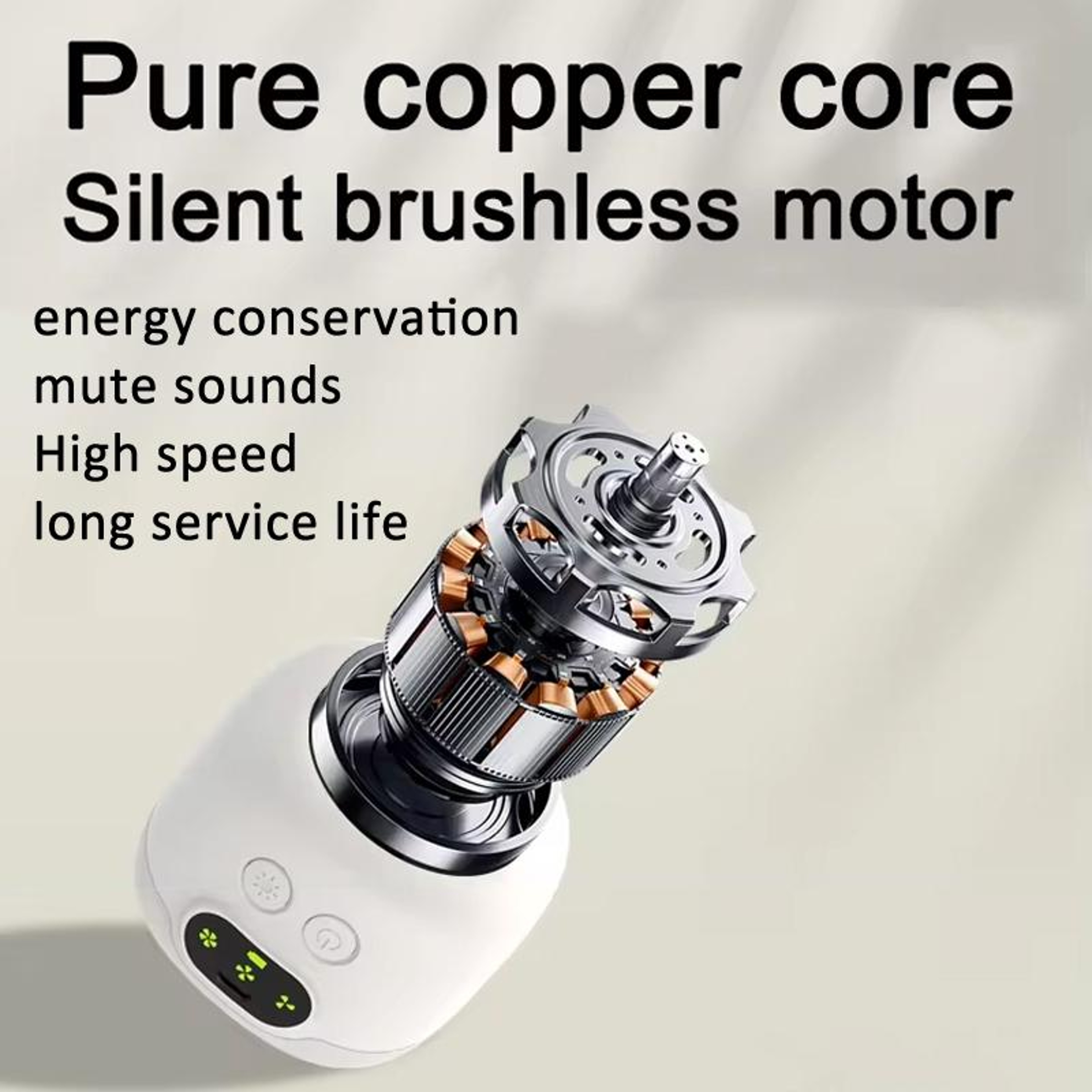 Rechargeable Portable Camping Fan With LED Light Remote Control And 8000mAh Battery 3