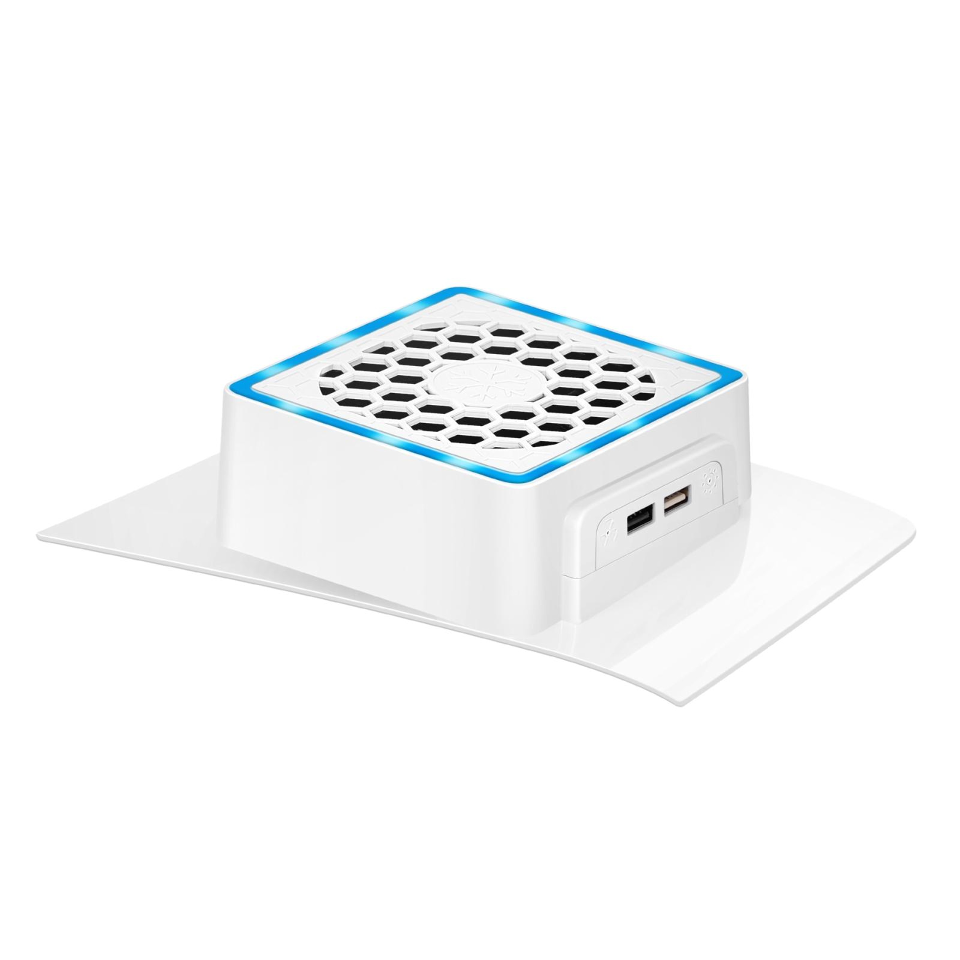 PS5 Slim Cooling Fan With RGB Cooling Fan Side Mount 3 Speed USB Powered Console Cooler 1
