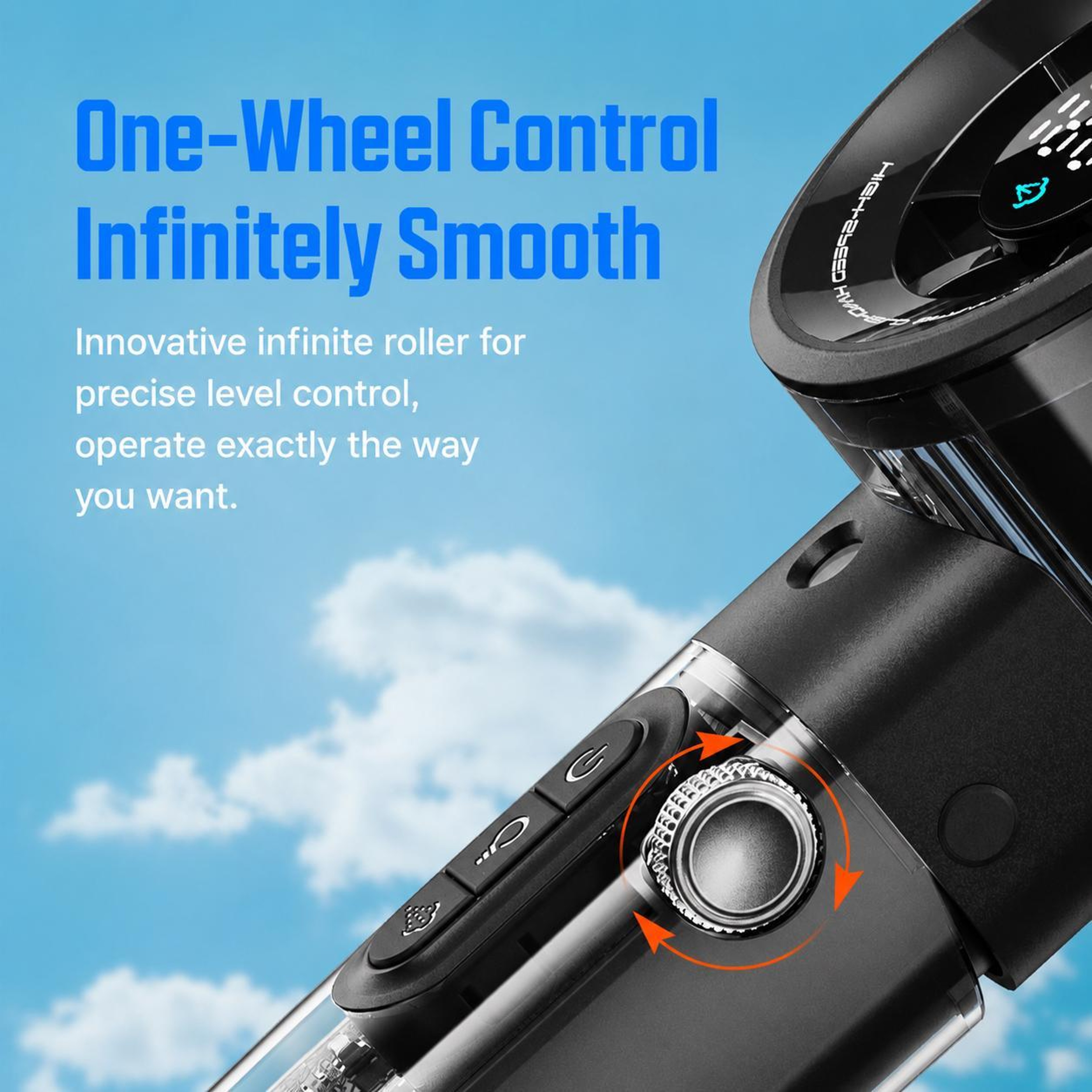 F3 Handheld Cooling Fan With Mist Spray LED Display And Stepless Speed Control Portable Mini Fan 5