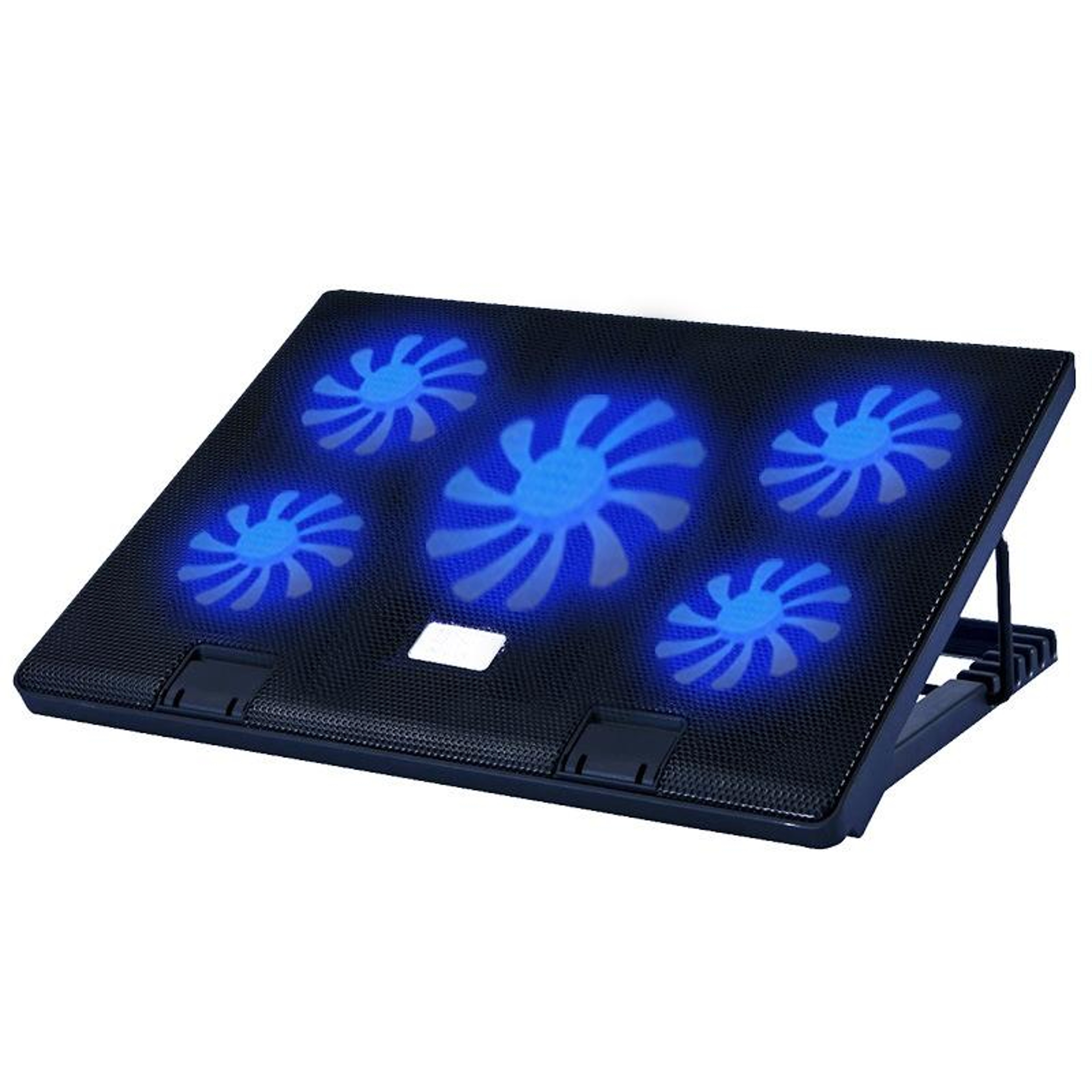 Laptop Cooling Pad with Five Fans, Multi-Angle Adjustable Laptop Stand & Dual USB Ports – view 1