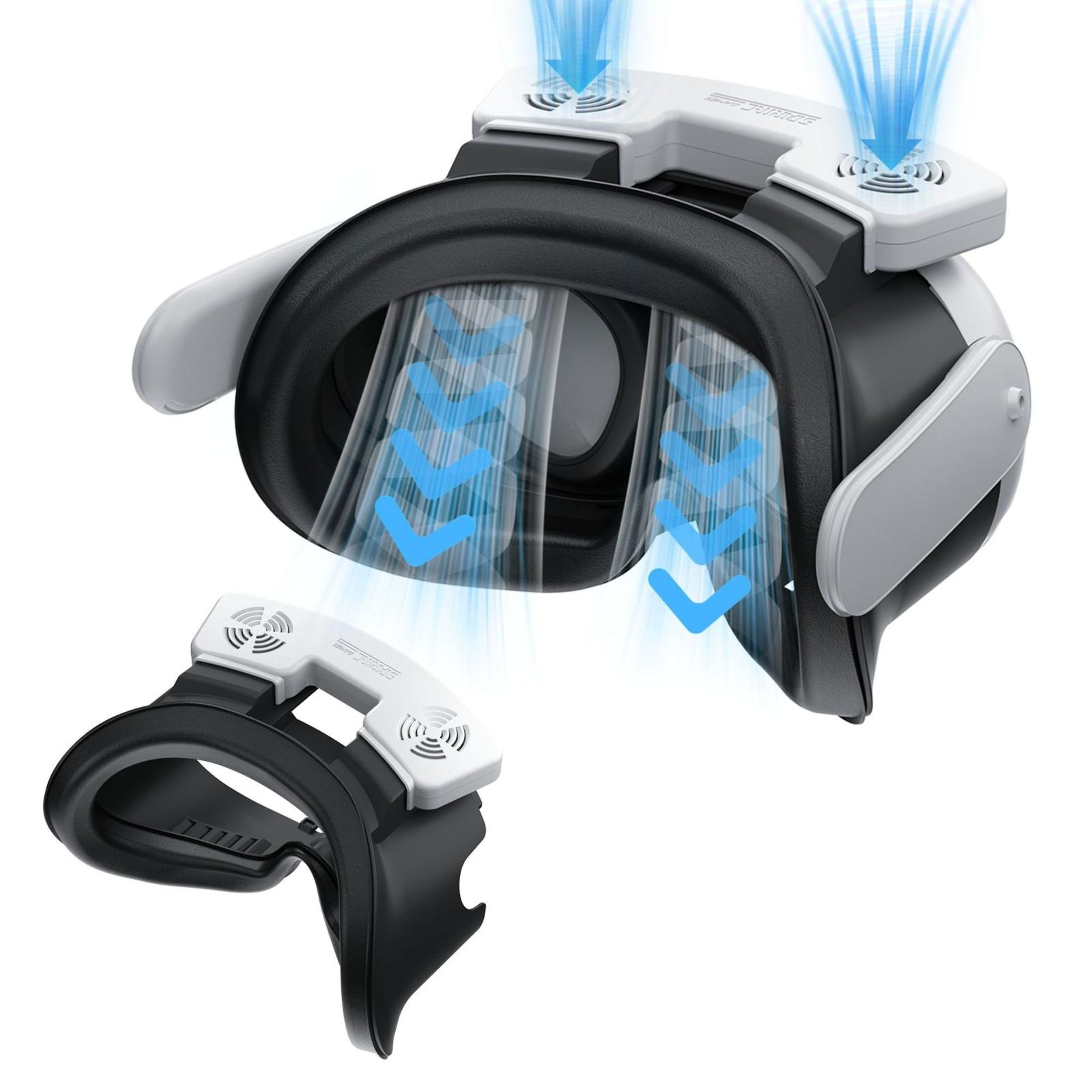 Meta Quest 3 Face Cover VR Replacement Mask with Cooling Fan Breathable Facial Interface – view 8