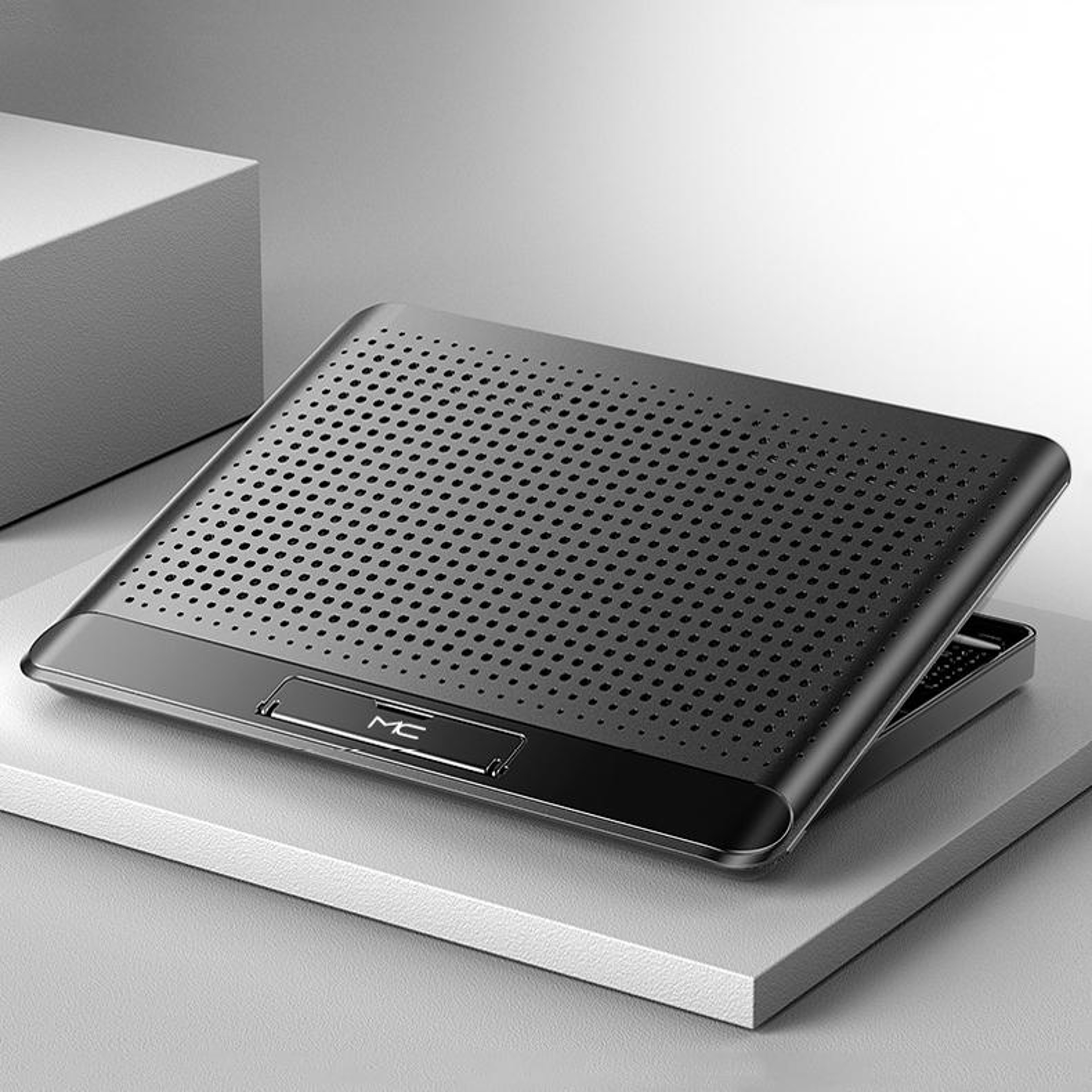 Q5 Laptop Cooling Pad Aluminum Notebook Cooling Stand with Large Quiet Fan Adjustable Ergonomic Design – view 9