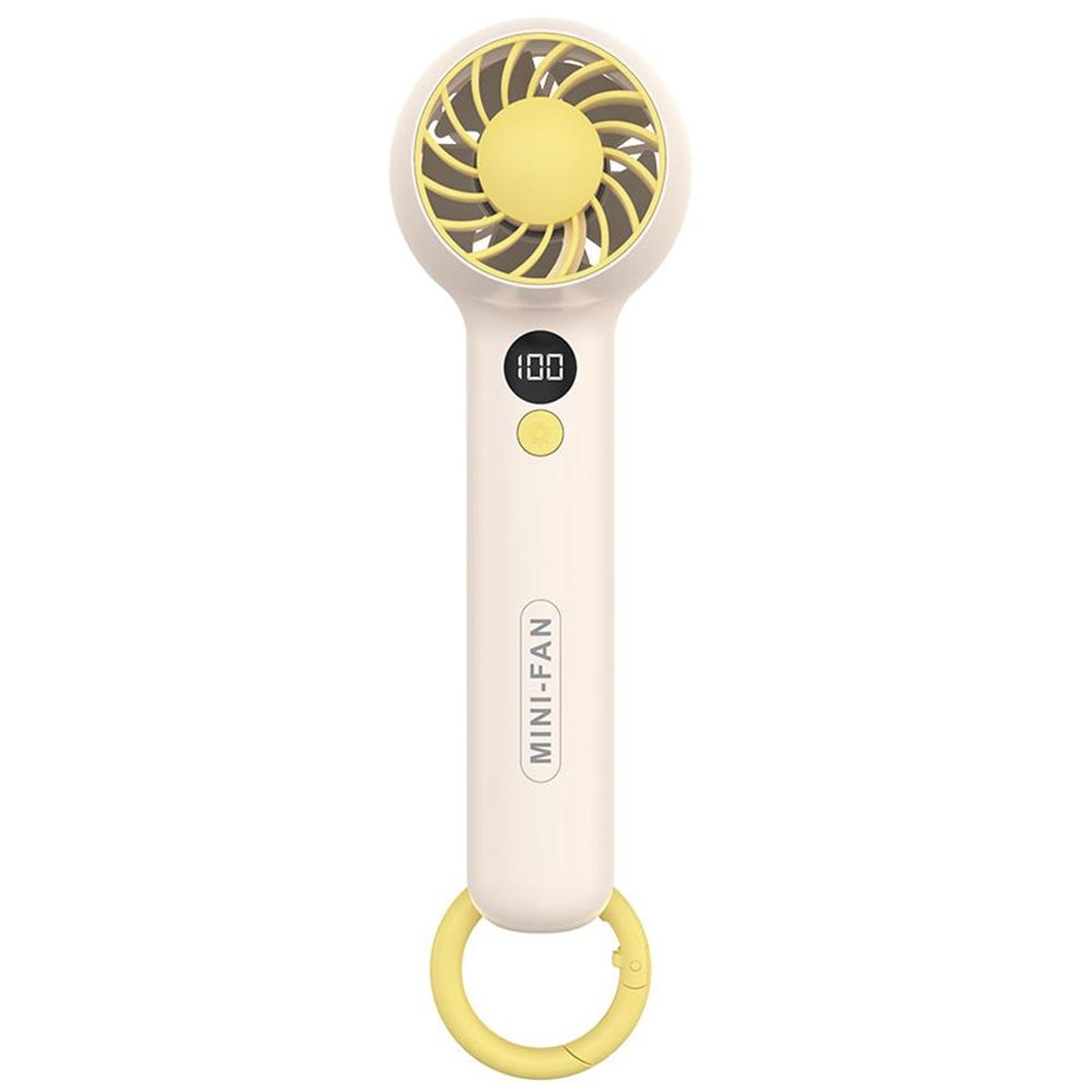 Portable Handheld Fan Mini USB Fan Rechargeable Personal Cooling Fan With Hook And 3 Speed Airflow 7