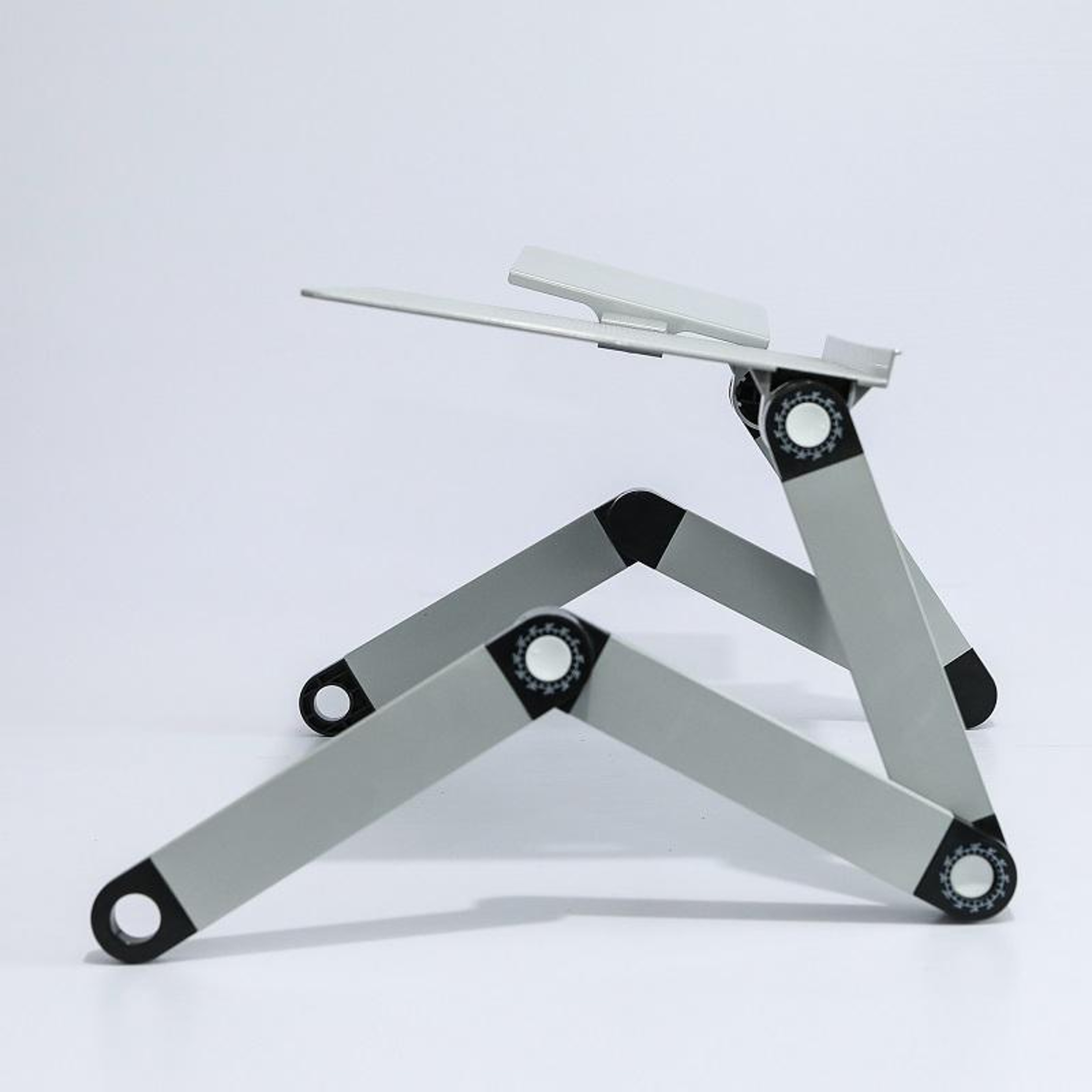 Adjustable Laptop Stand With Cooling Fan Mouse Board And Height Adjustable Aluminum Desk Riser 6