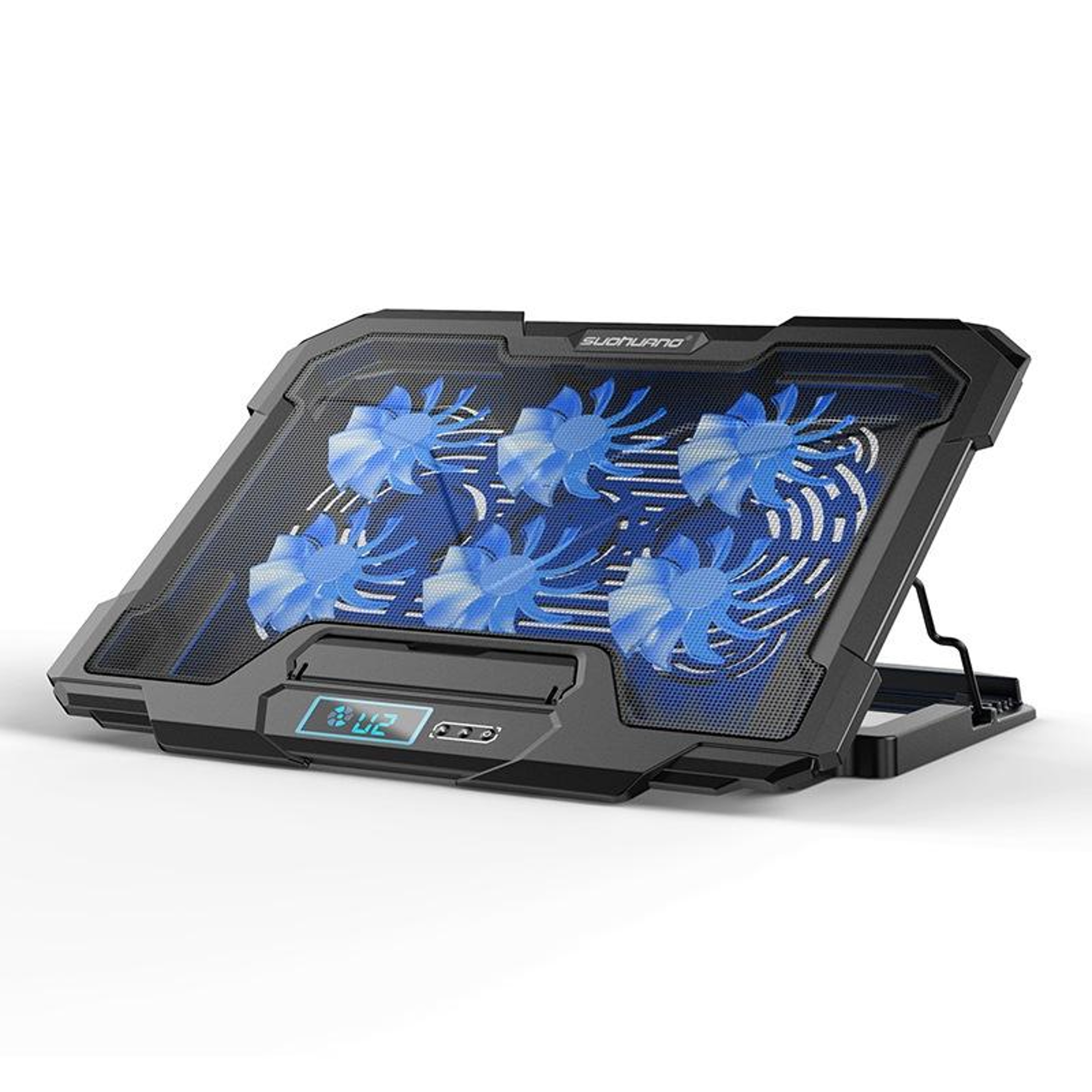 Laptop Cooling Pad with LCD Display Adjustable Speed Gaming Notebook Cooler for Up to 17 Inch Laptops – view 1