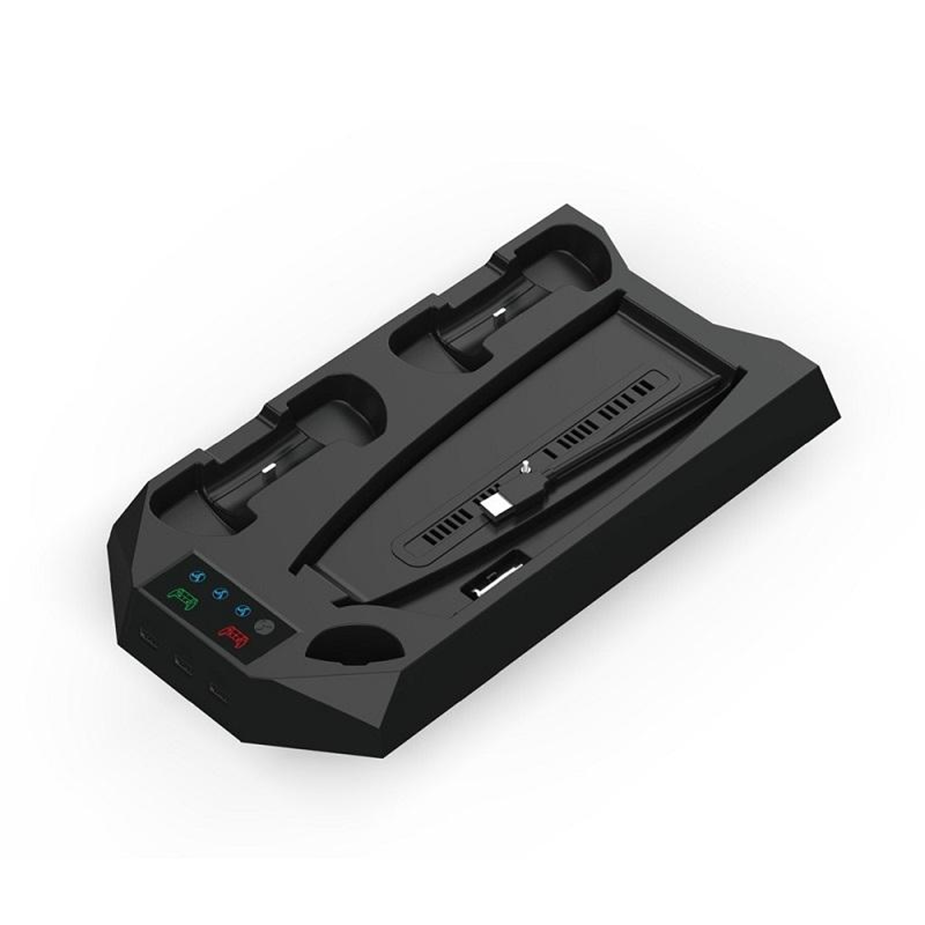 PS5 Cooling Stand With Dual Controller Charging Dock And 3 Speed Cooling Fan For PS5 Digital And Di 4