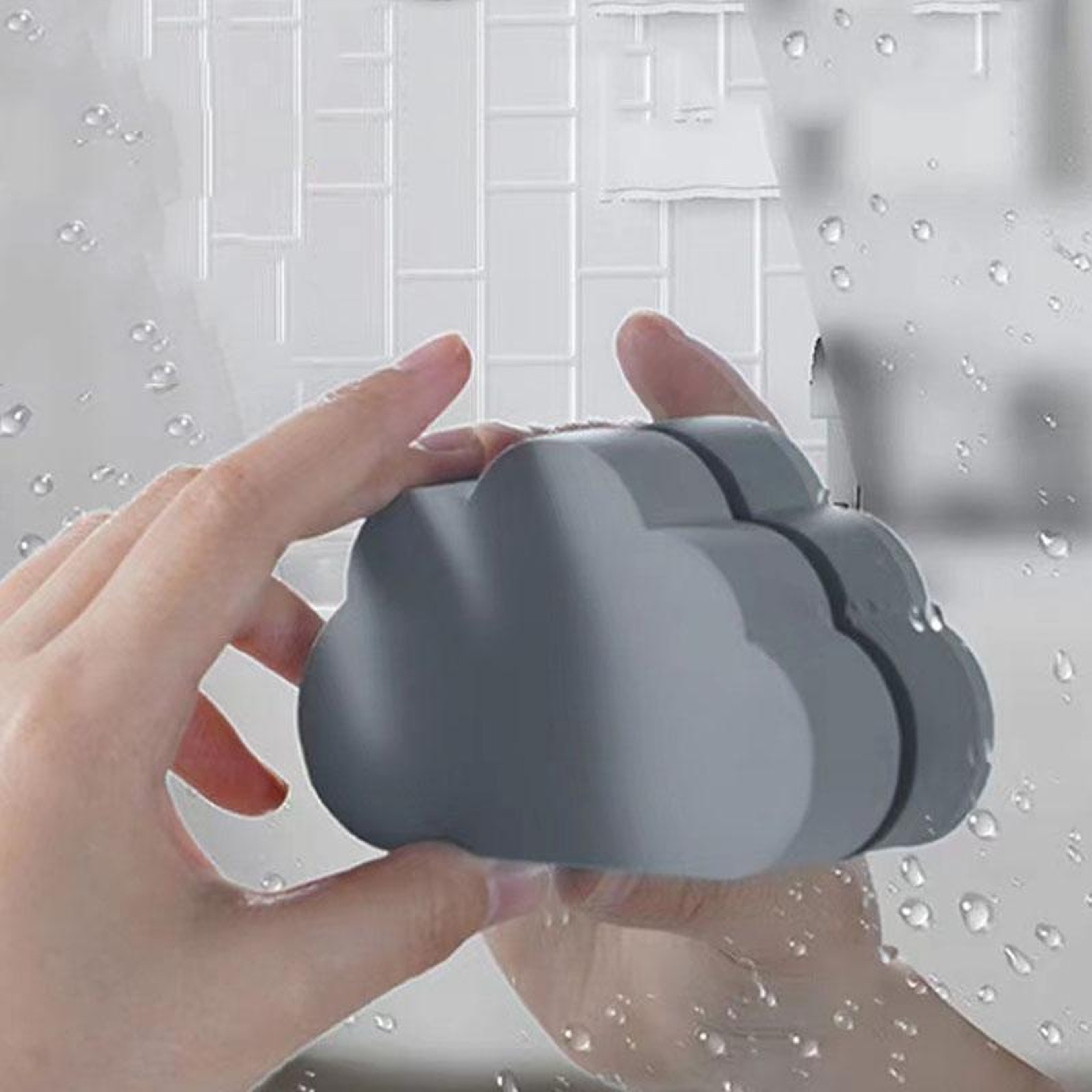 Cloud Shaped Bathroom Cleaning Sponge PVA Sponge Cleaner For Sink Mirror And Limescale Removal 0