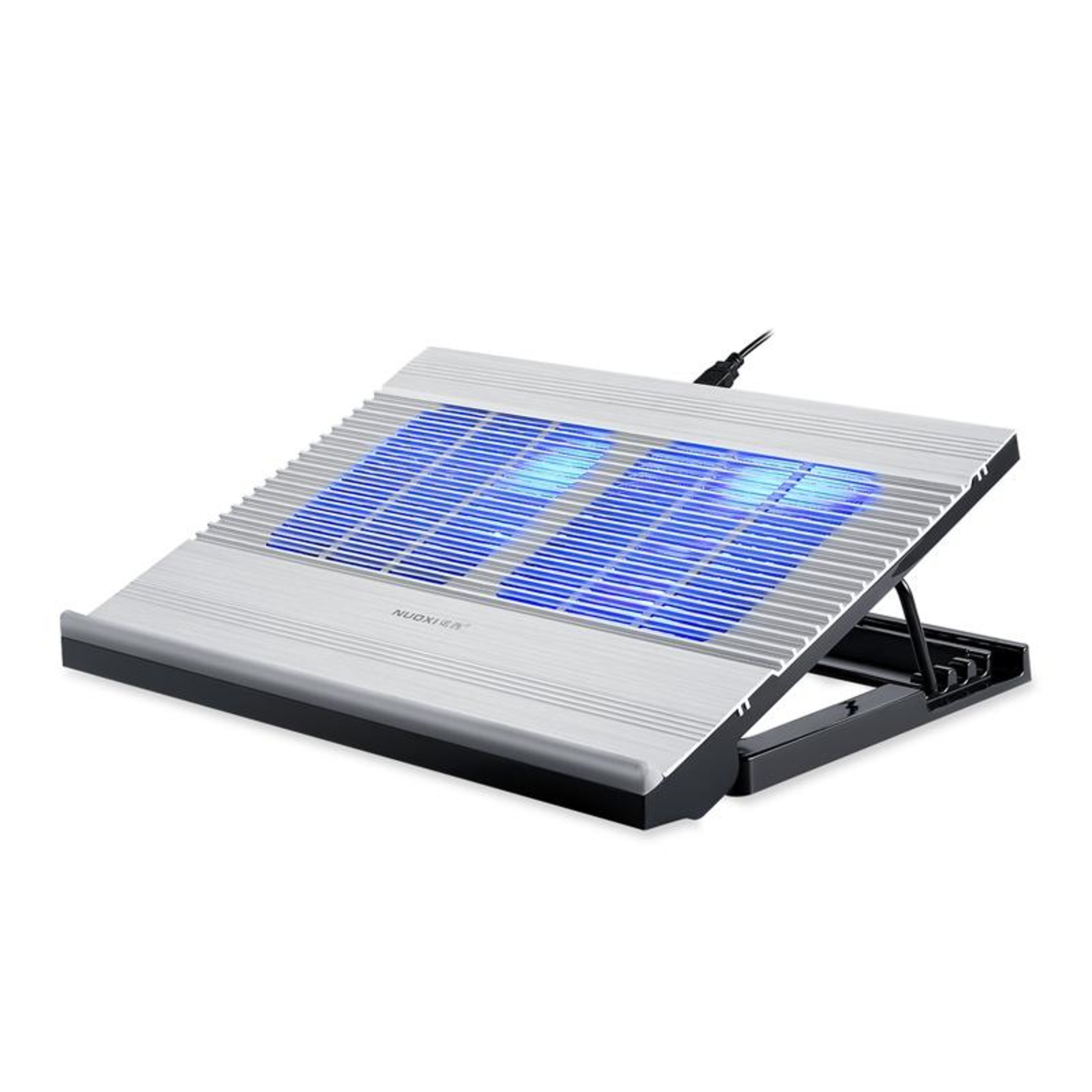 T10 Laptop Cooling Pad Adjustable Aluminum Laptop Stand With Dual Turbo Fans 6