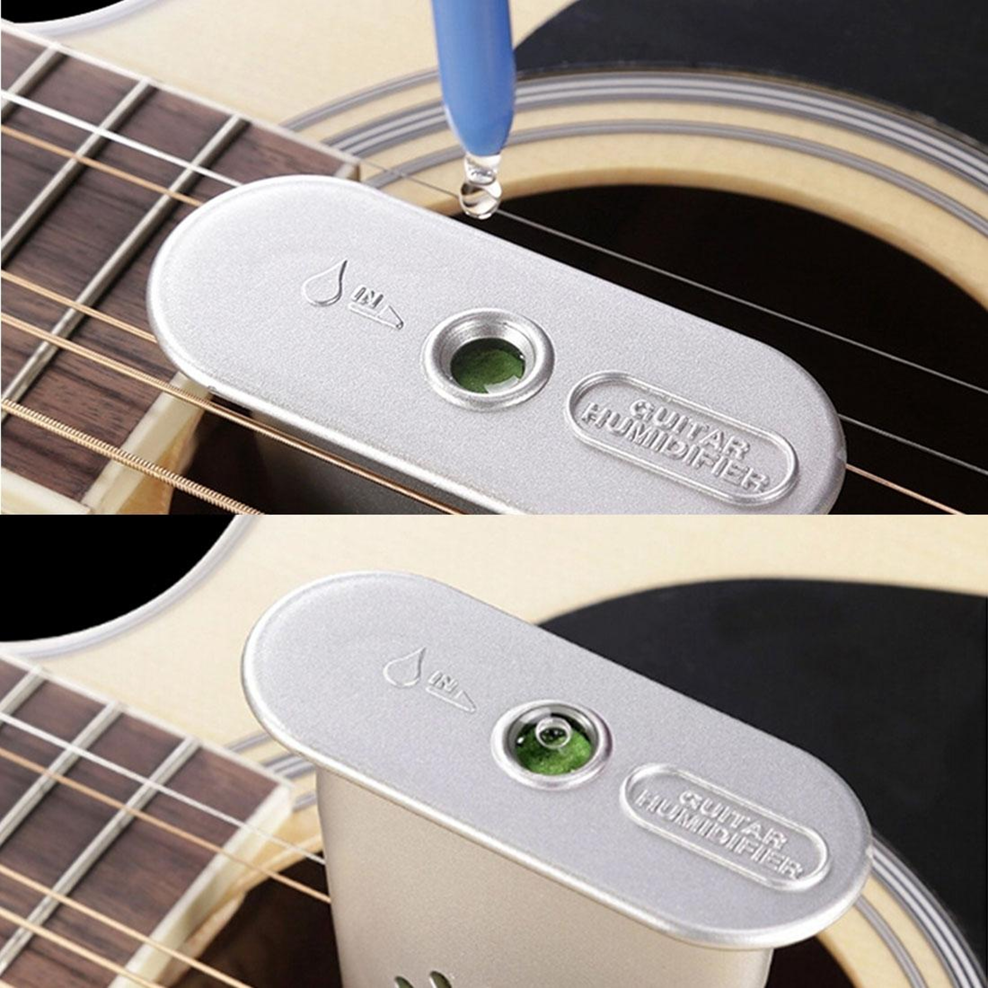 Premium Acoustic Guitar Humidifier Soundhole Guitar Humidifier For Wood Crack Protection 2