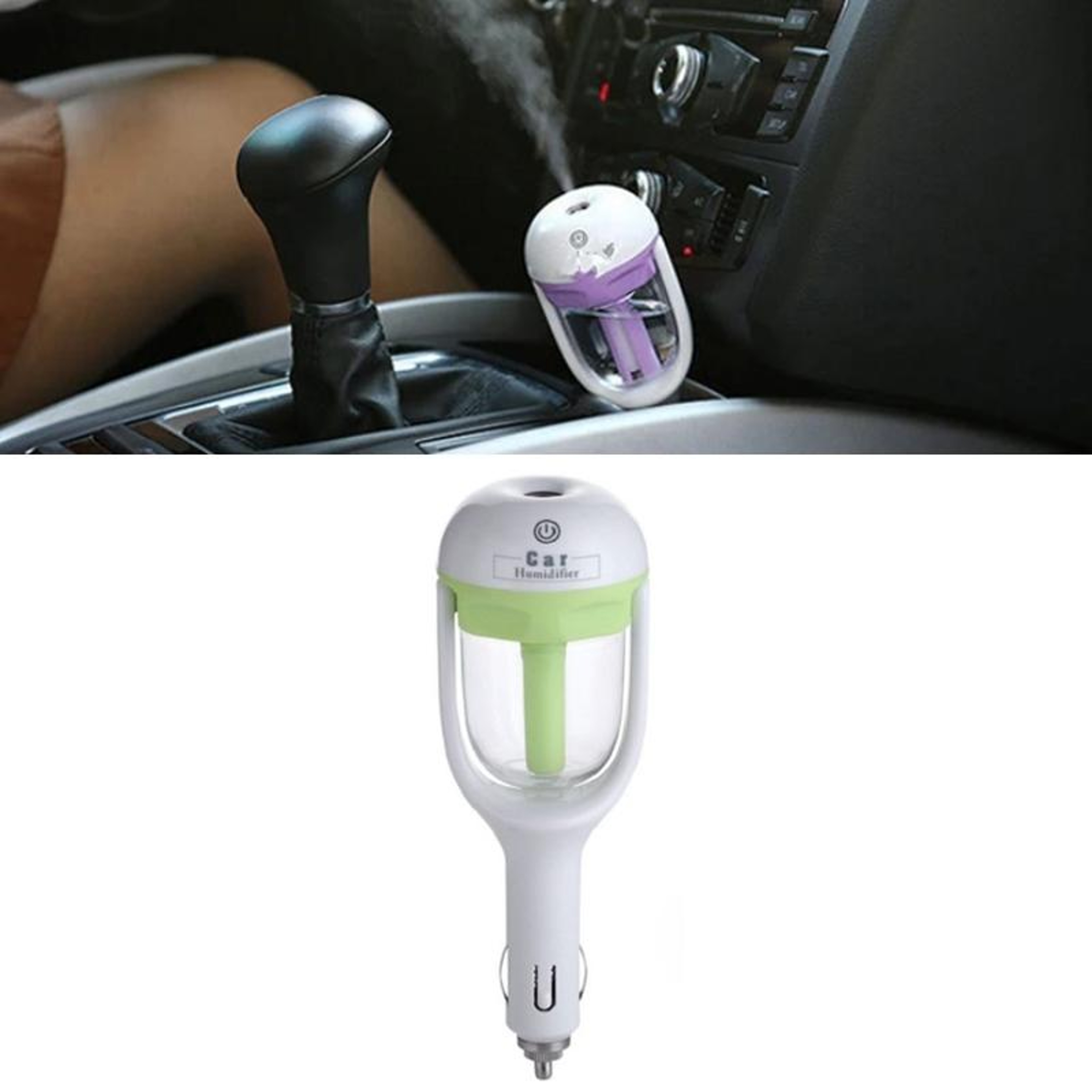 Car Humidifier Negative Ion Aromatherapy Diffuser Air Purifier for Fresh Clean Driving – view 8