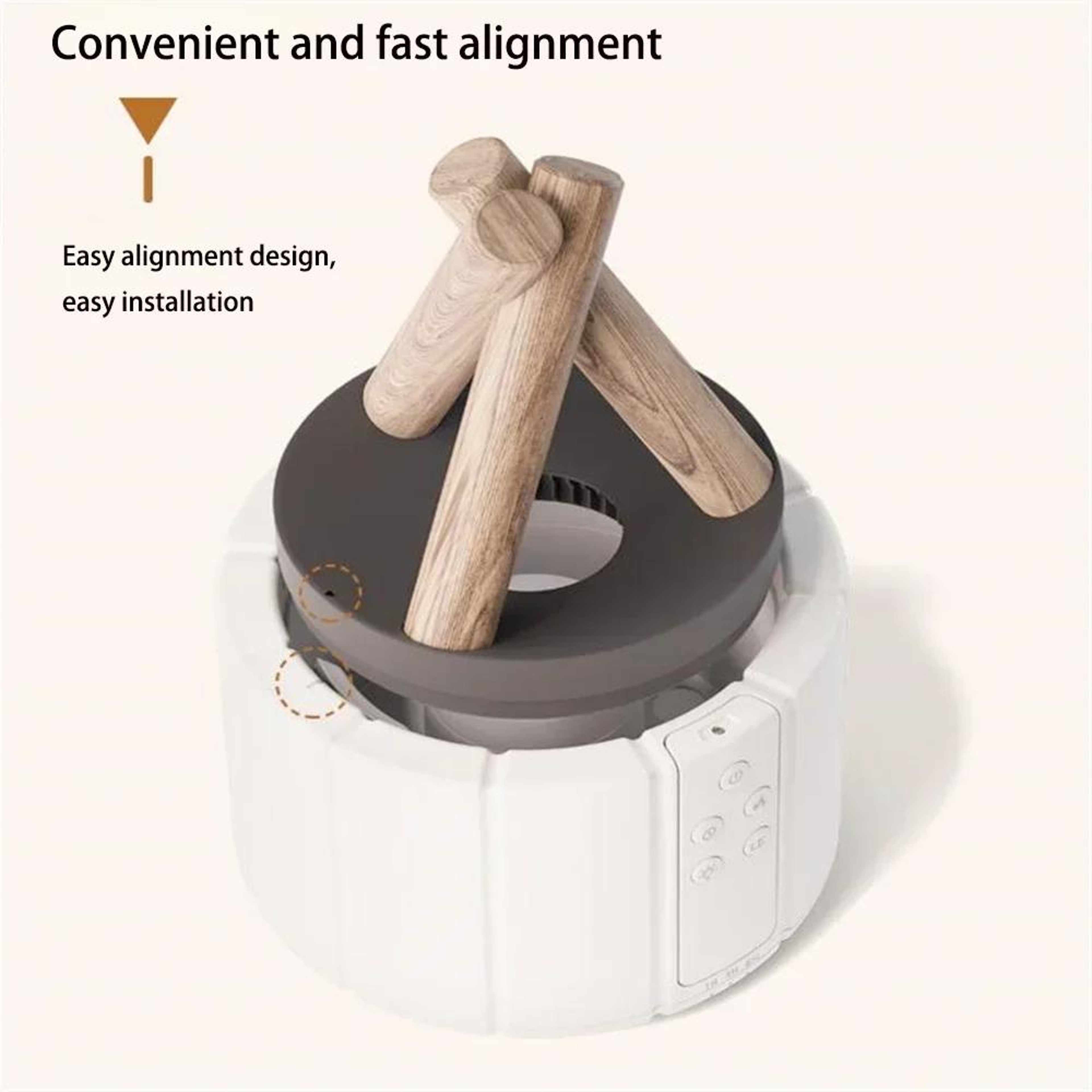 Bonfire Flame Humidifier Remote Control Aroma Diffuser Essential Oil Desktop Humidifier 5