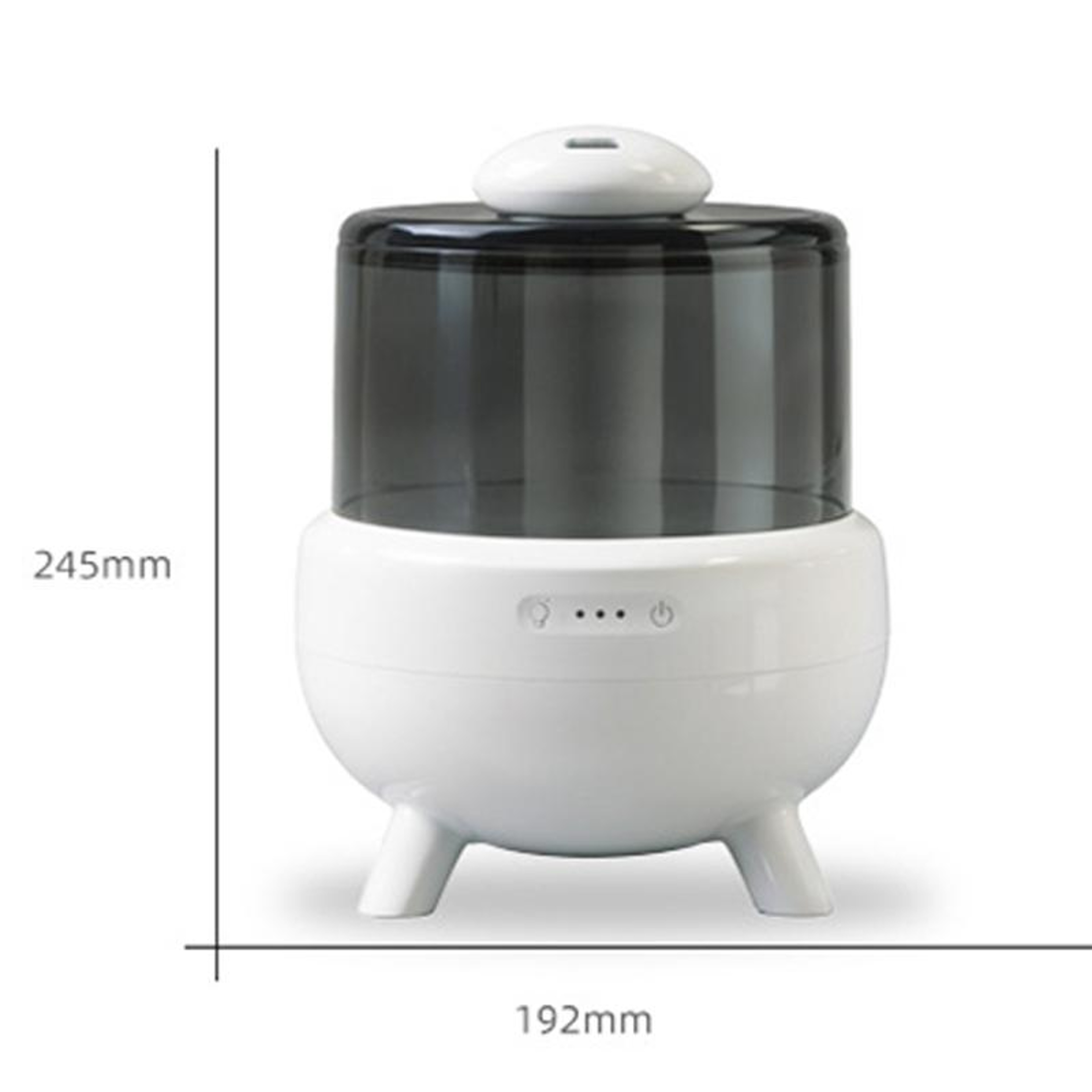 2L Ultrasonic Humidifier With Aromatherapy Diffuser Colorful LED Night Light And Adjustable Cool Mi 2