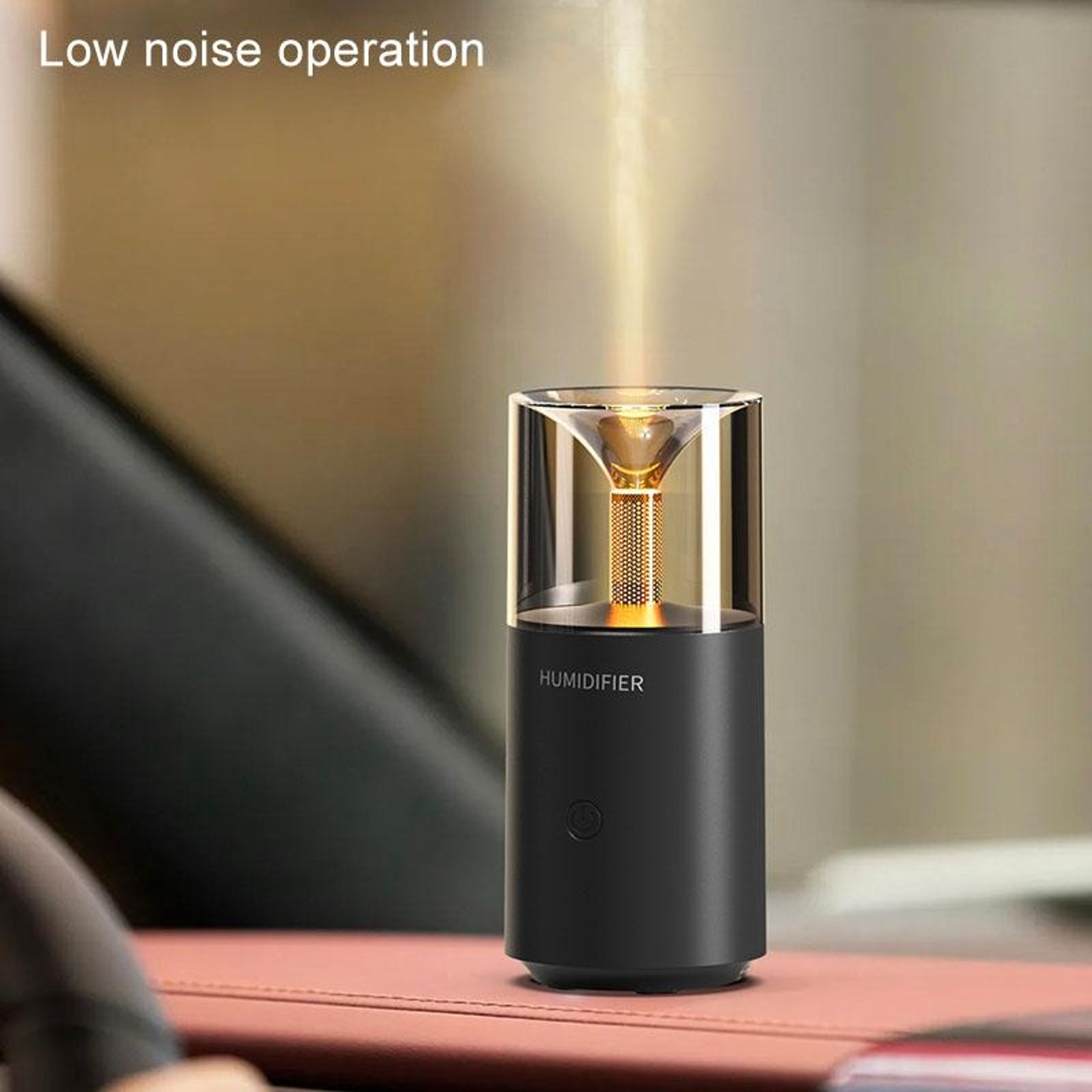 Flame Aroma Diffuser Essential Oil Diffuser Ultrasonic Humidifier With Candle Light Ambiance 1