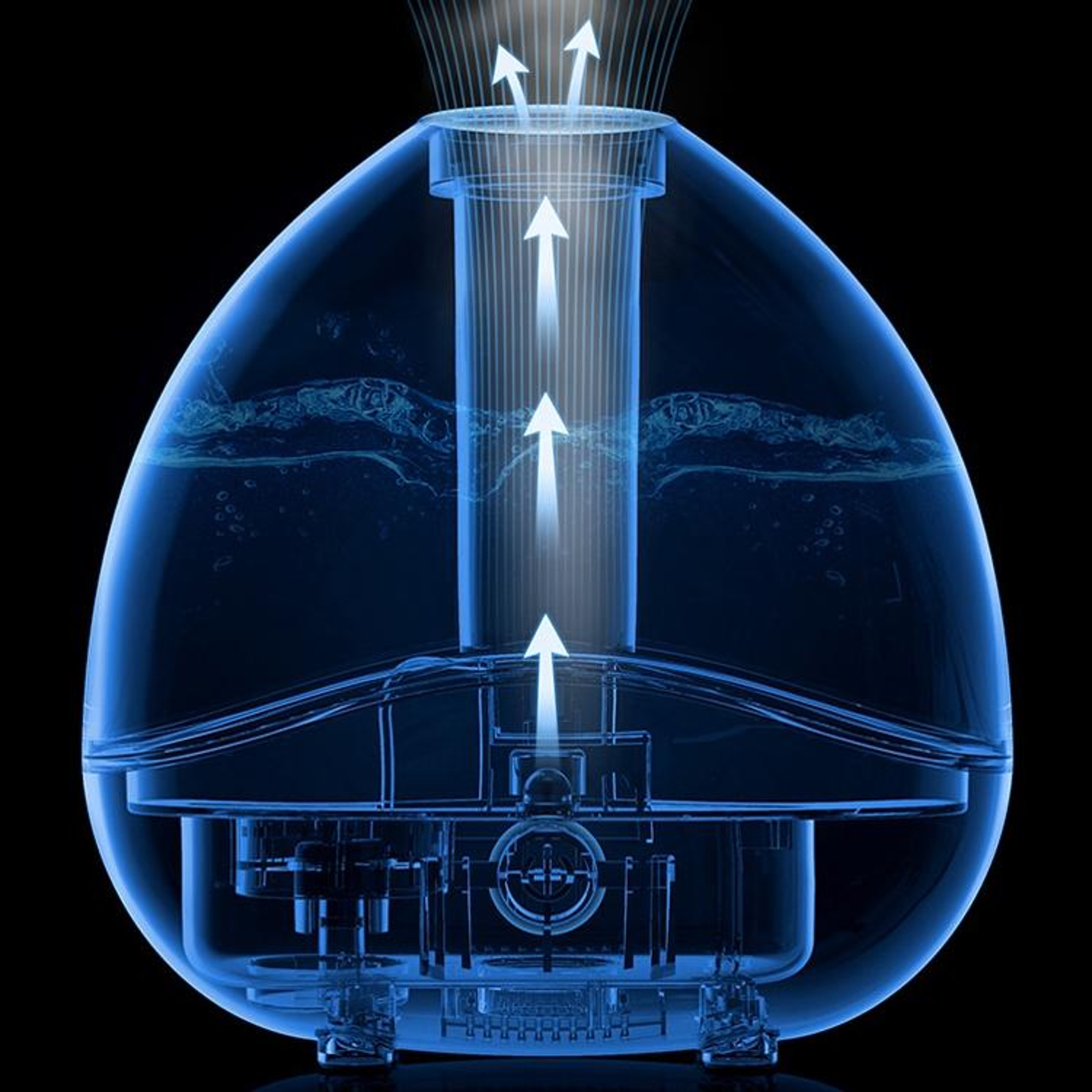 Ultrasonic Humidifier Large Capacity Cool Mist Humidifier With 360 Degree Mist And LED Night Light 5