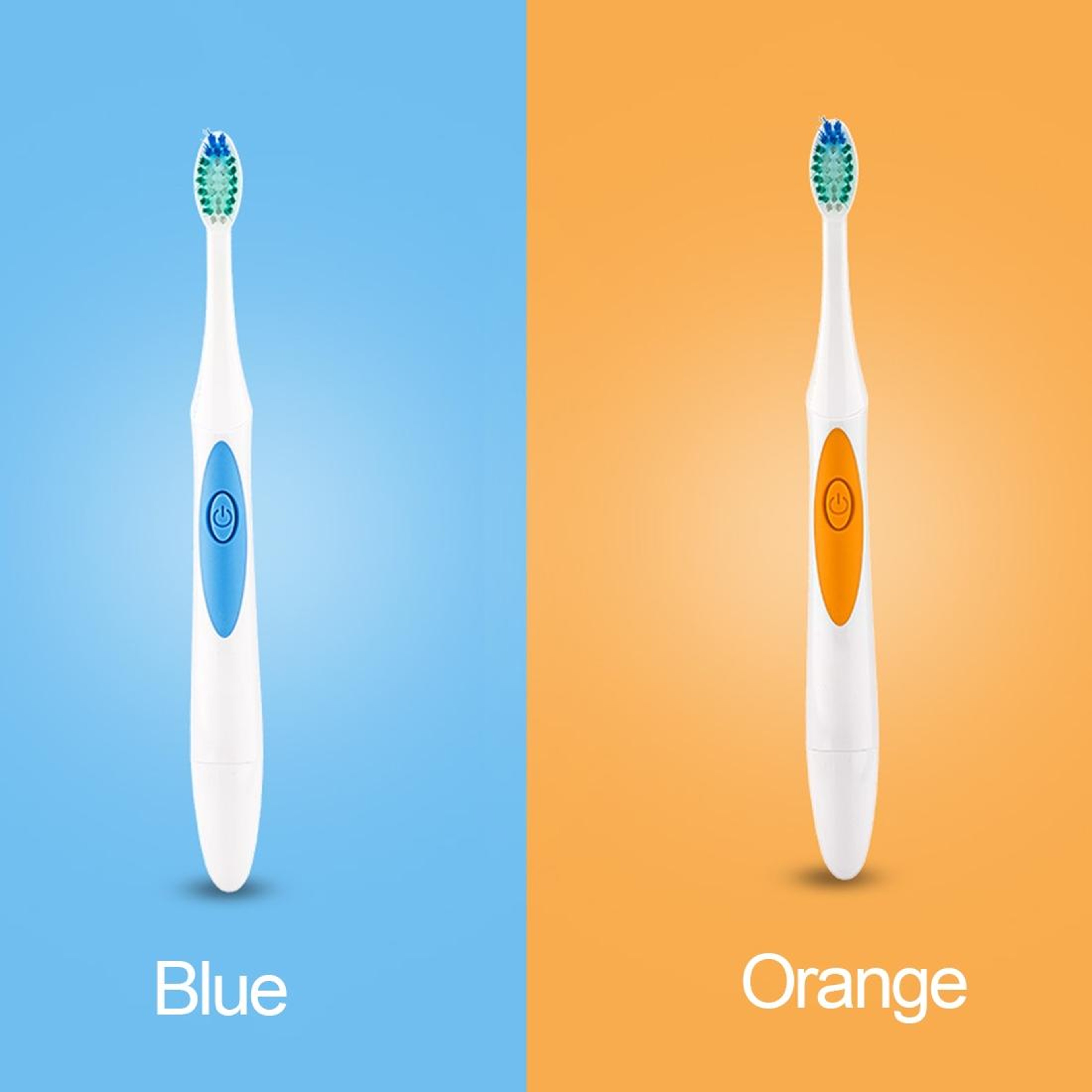 IPX7 Waterproof Electric Sonic Toothbrush Battery Powered Deep Clean Soft Bristle Oral Care Brush 6