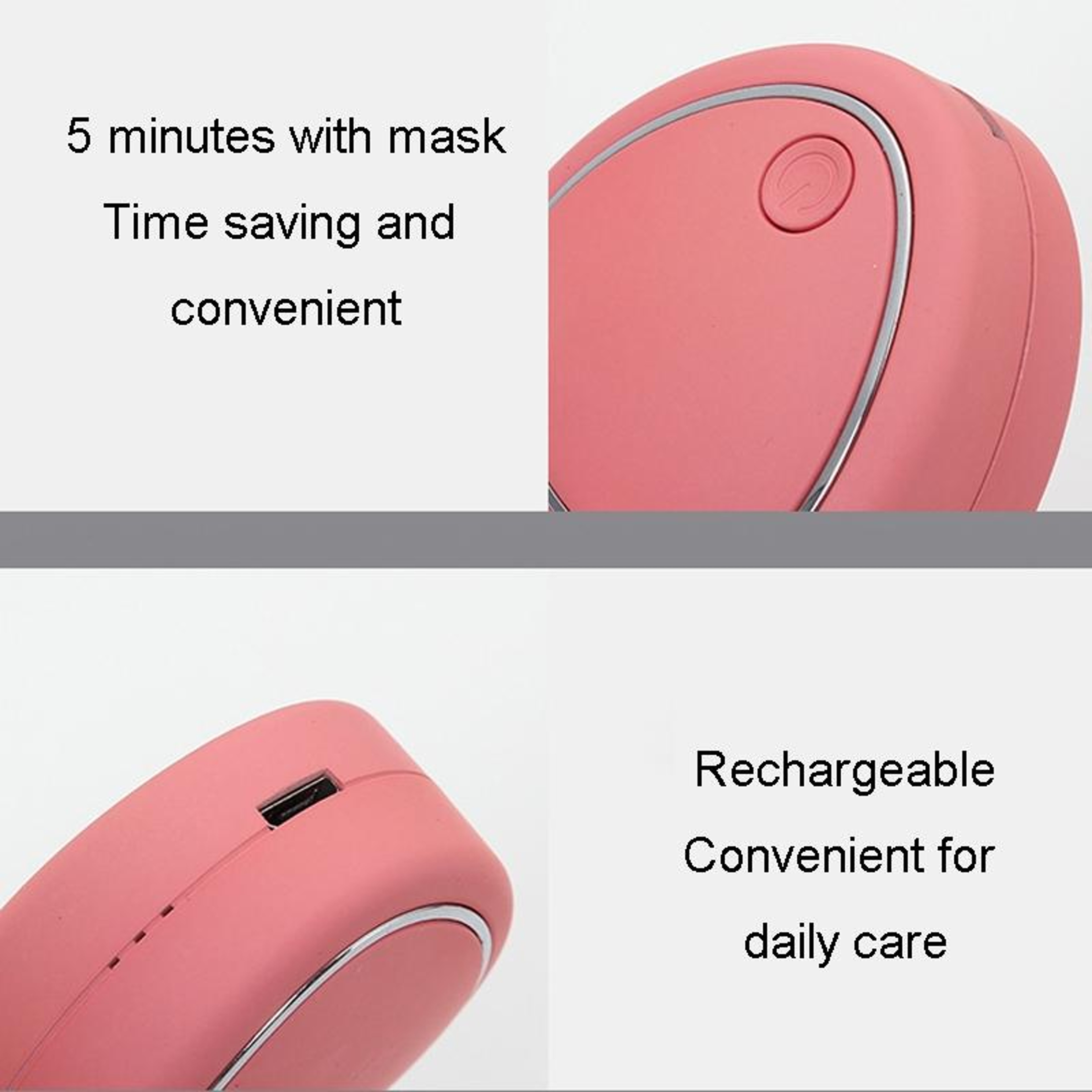 Mini Microcurrent Facial Device USB Rechargeable Face Lifting Massager For Skin Firming And Facial  5