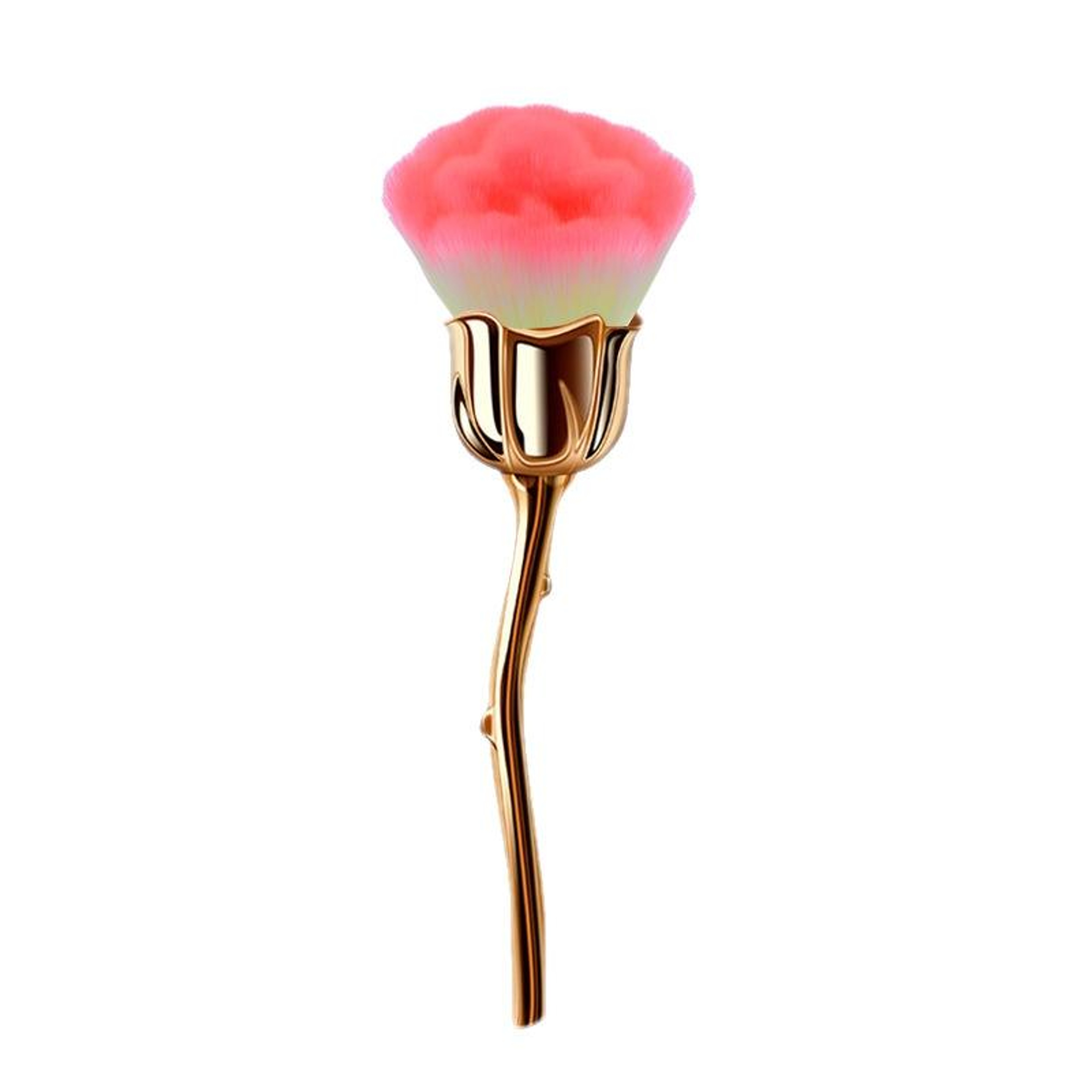 Rose Flower Loose Powder Brush Soft Powder Makeup Brush For Flawless Face Makeup 4