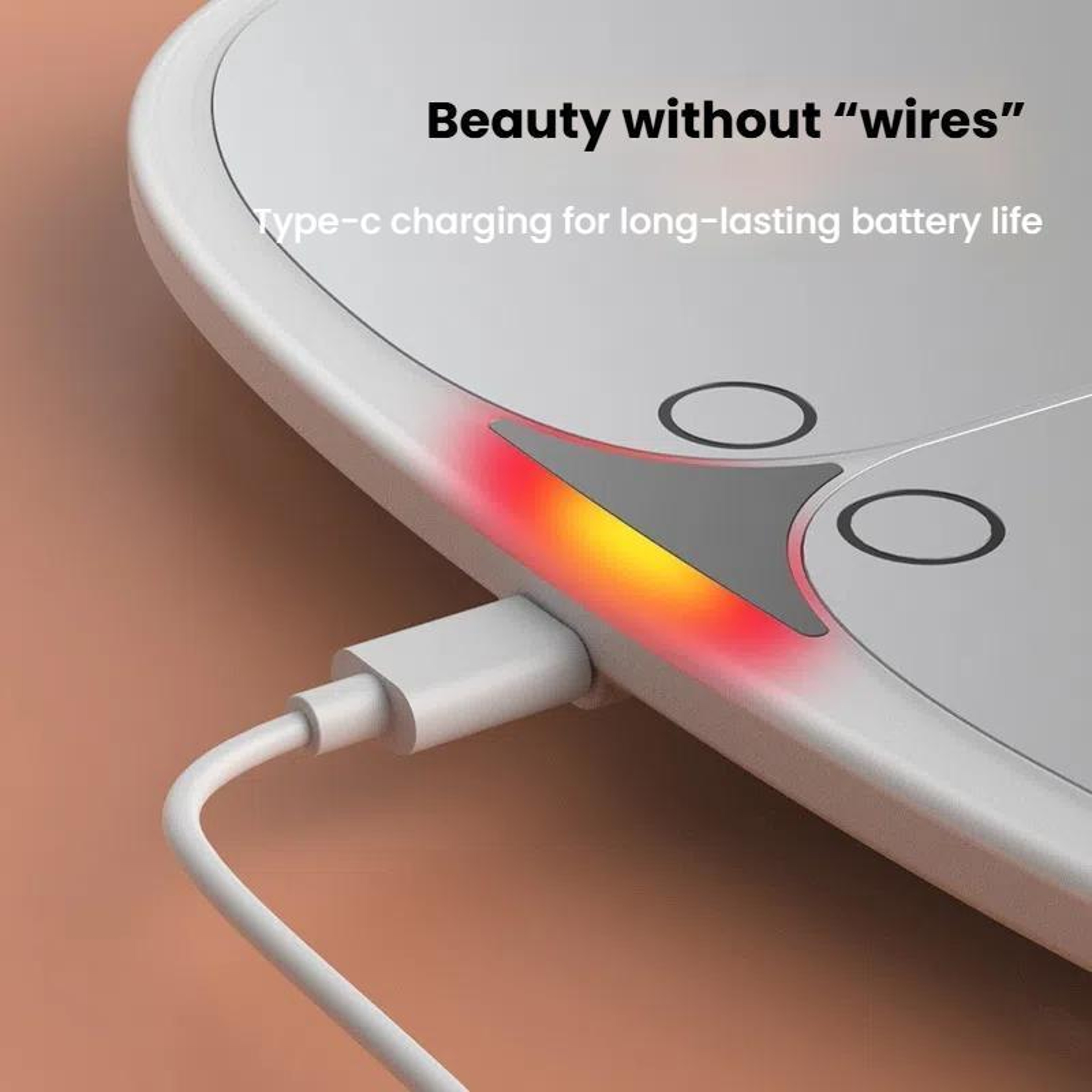 Rechargeable Car Sun Visor Mirror with LED Makeup Mirror Touch Control and Magnifying Mirror – view 4