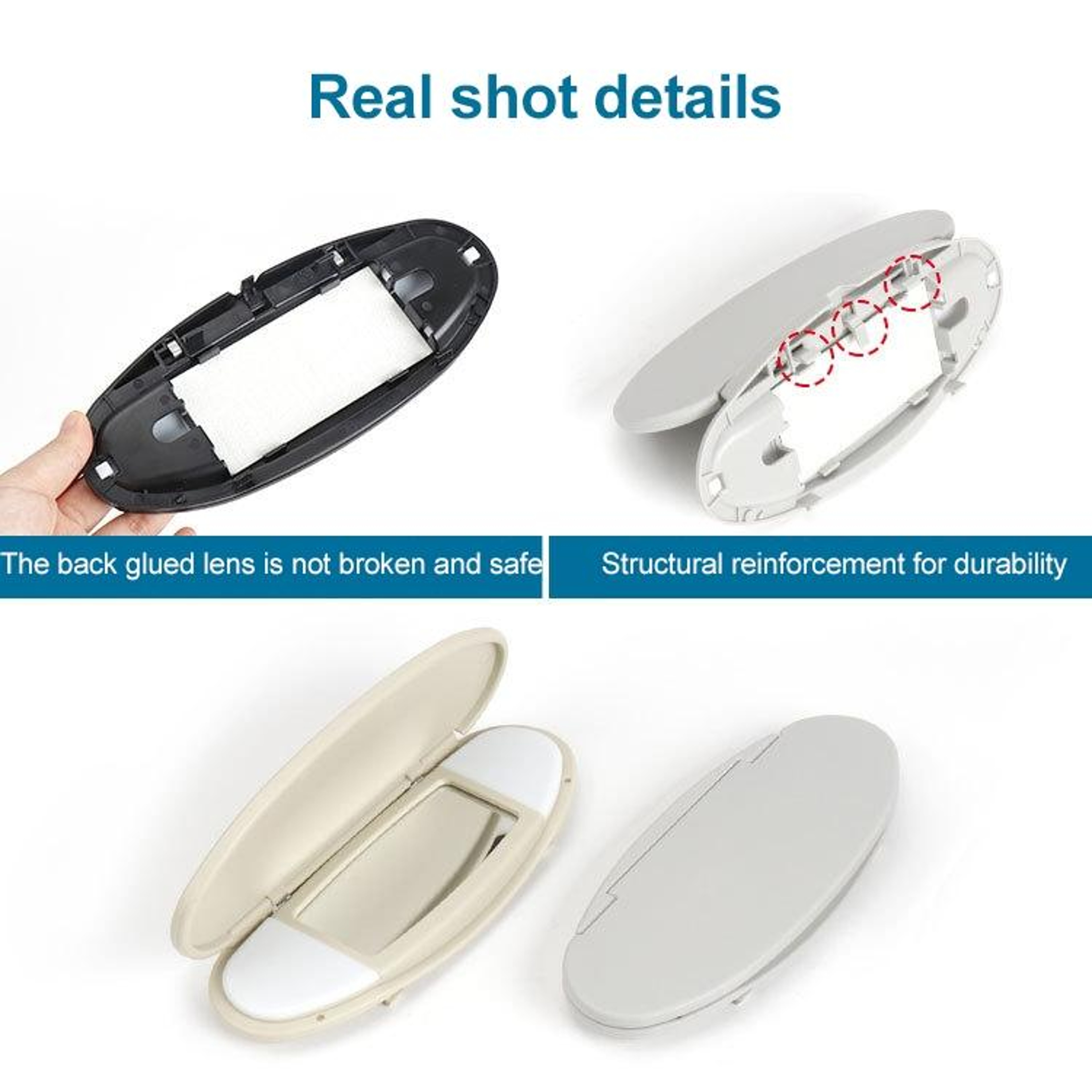 BMW Mini R50 R56 Car Sun Visor Replacement Driver Side Vanity Mirror Left Hand Drive 2007-2014 – view 4