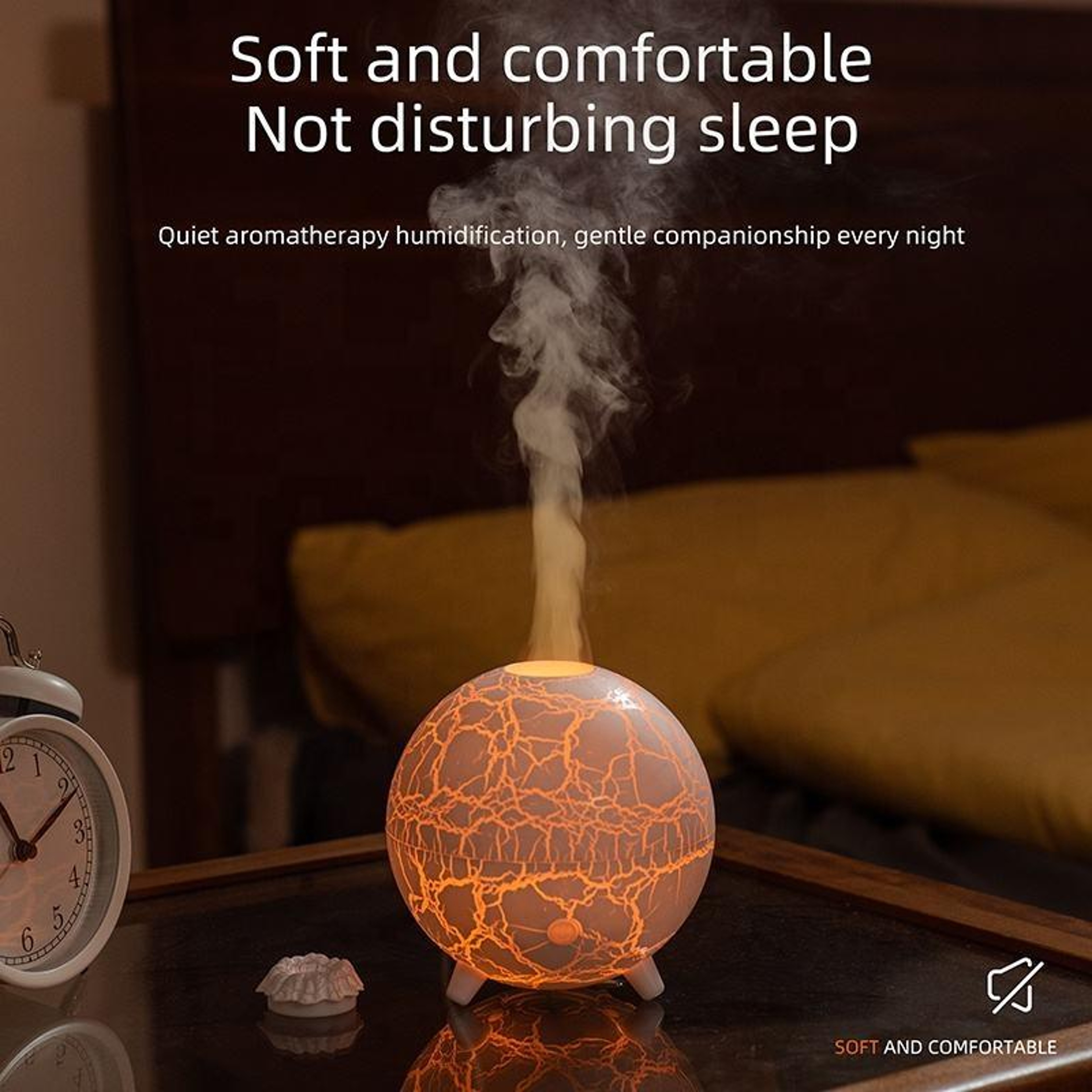 Flame Aroma Diffuser USB Humidifier with LED Gradient Light Ultrasonic Essential Oil Diffuser – view 8
