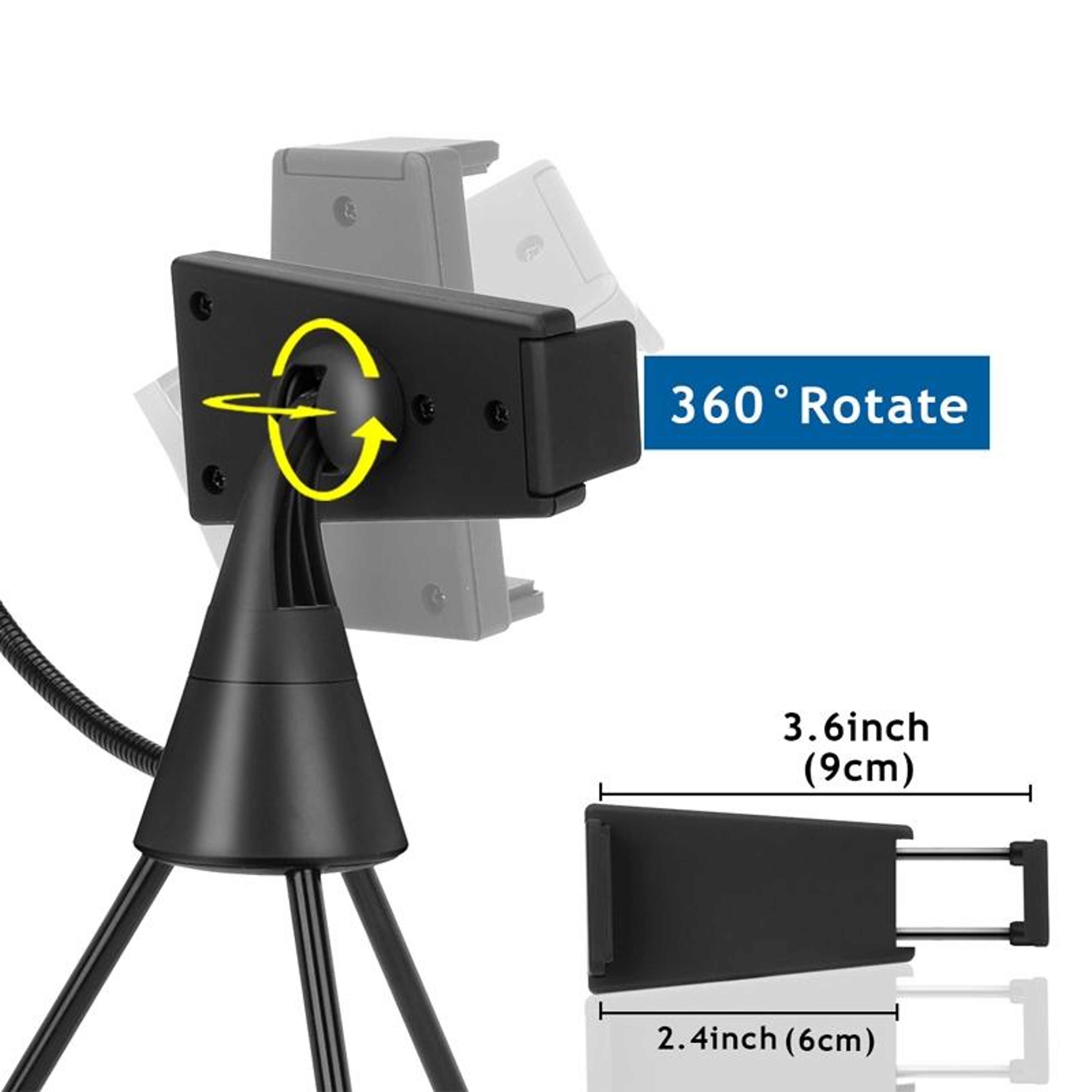 LED Ring Light Selfie Ring Light with Phone Tripod Stand Adjustable Dimmable Makeup Light – view 4