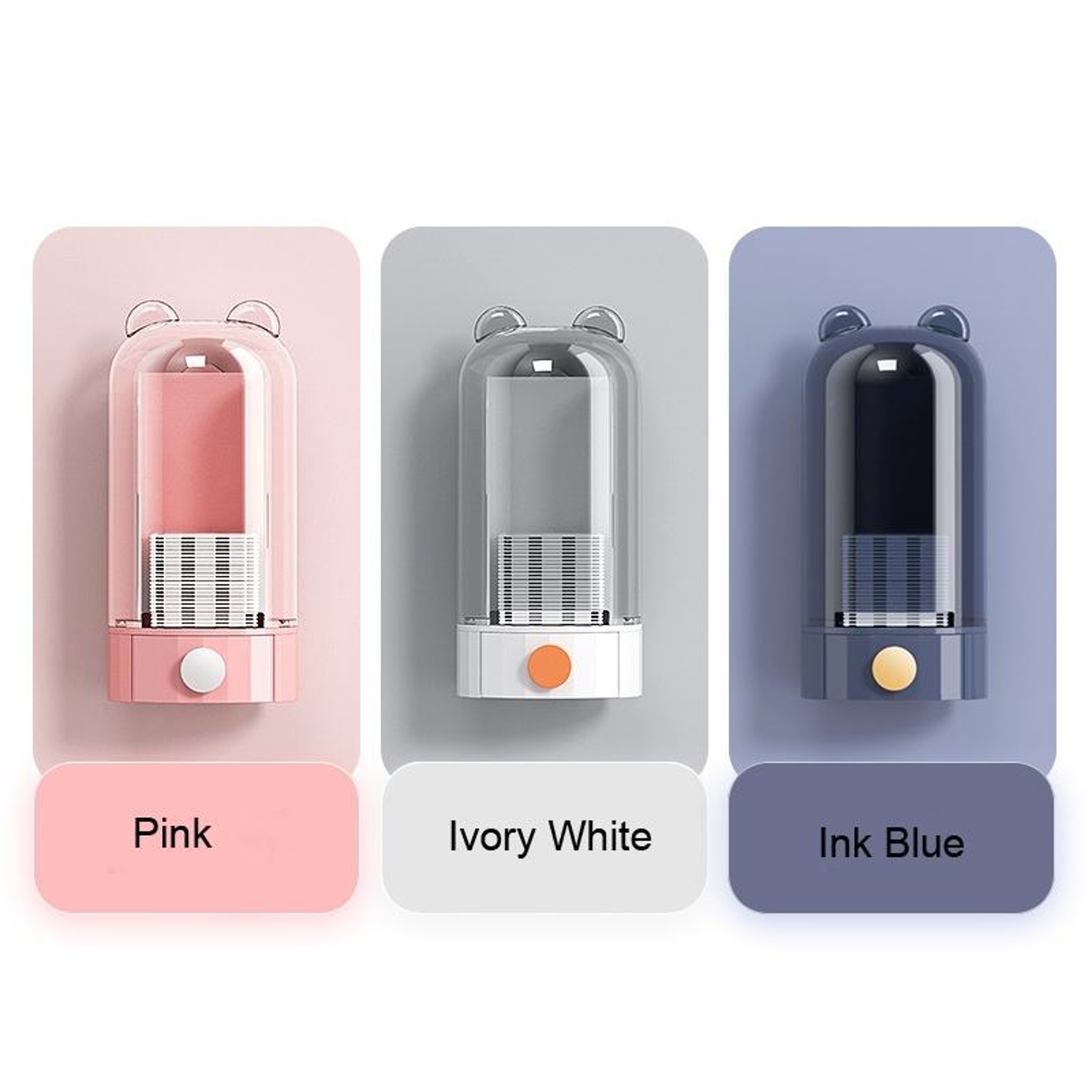 Automatic Cotton Pad Dispenser Wall Mounted Transparent Cotton Pad Holder Makeup Organizer With 50  2
