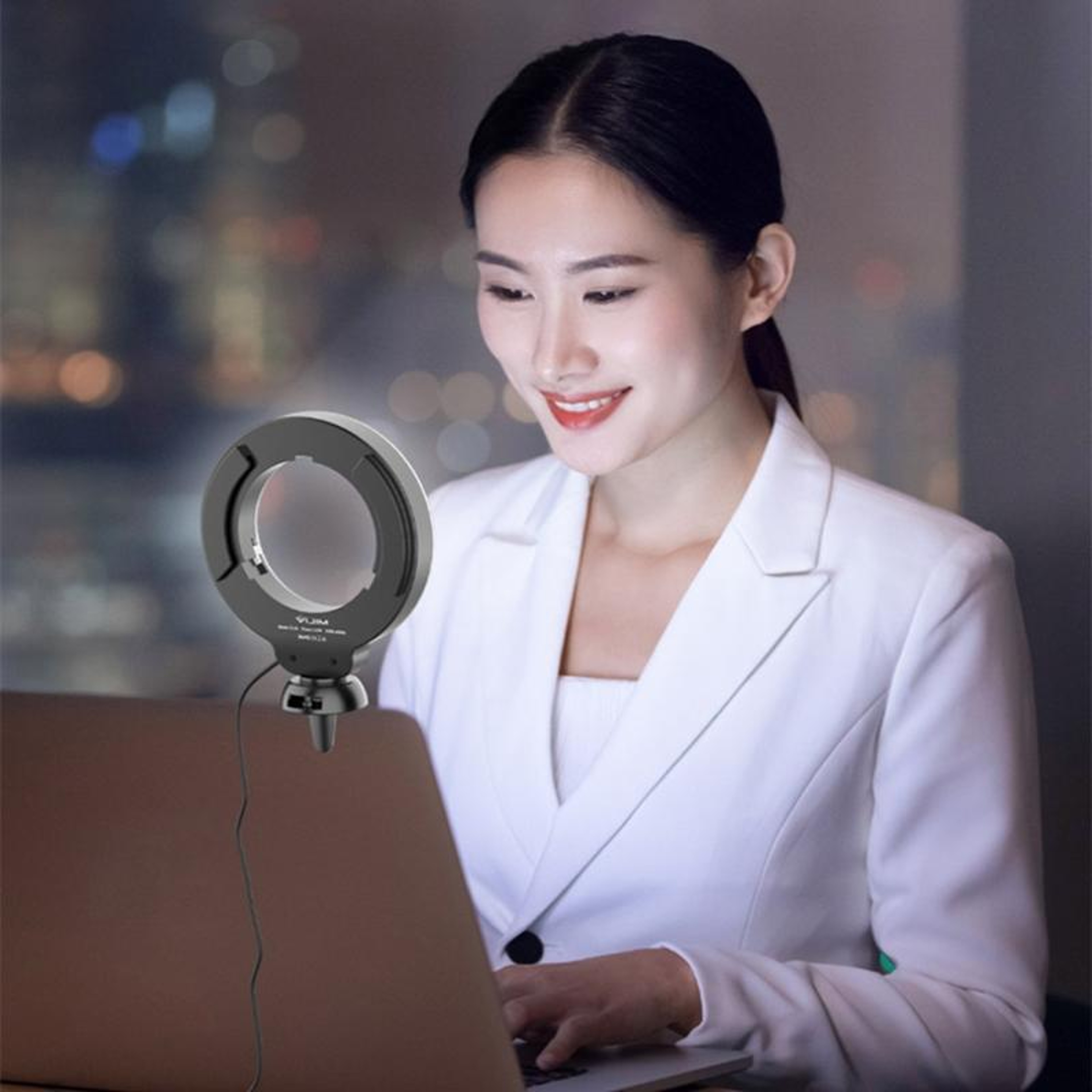 48 LED Laptop Ring Light USB LED Ring Light For Video Conference Webcam Streaming 0