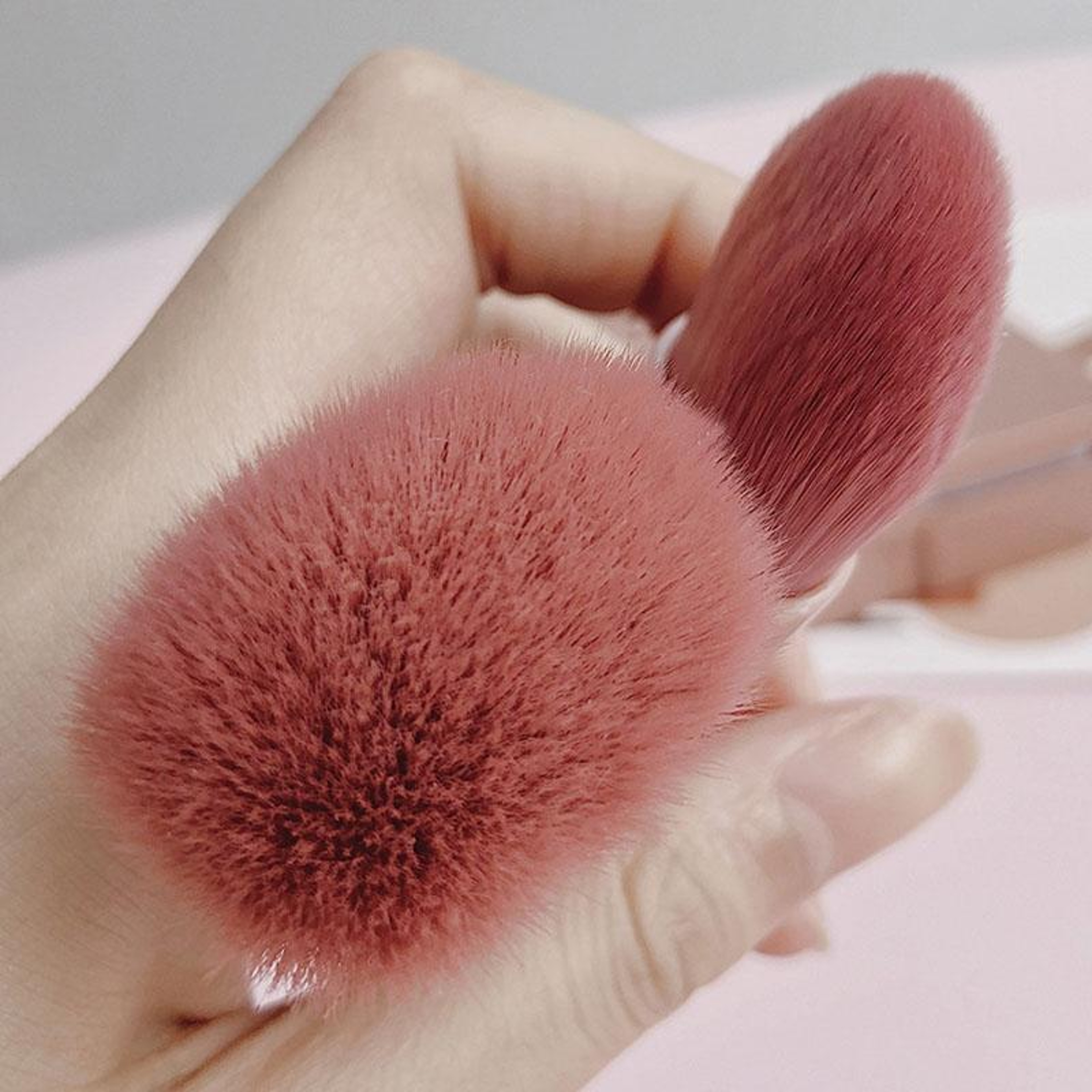 Portable Makeup Brush Set With Mirror 5 Piece Travel Makeup Brushes Beauty Kit 6