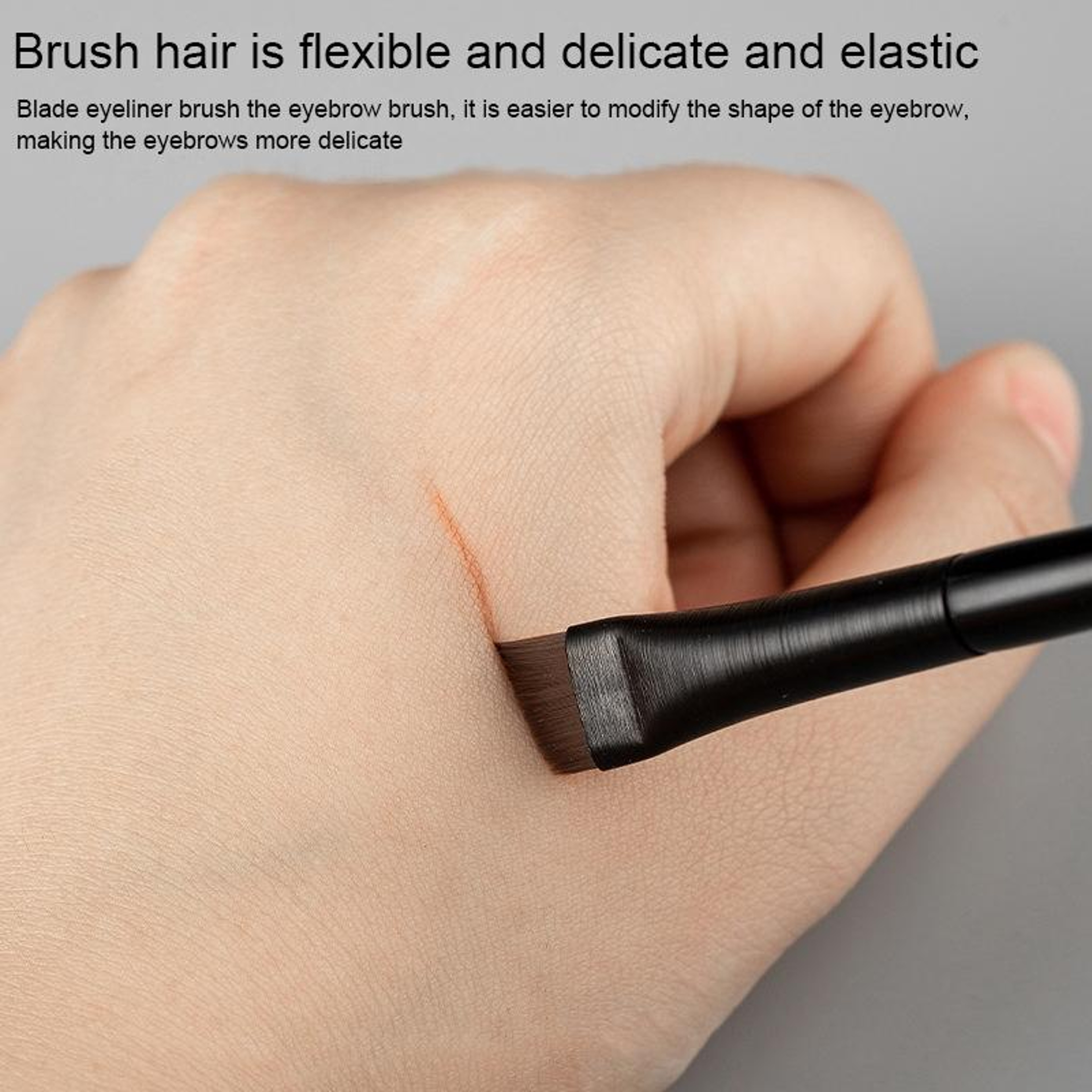 Ultra Thin Eyeliner Brush Angled Eyebrow Brush Set For Precision Makeup 3