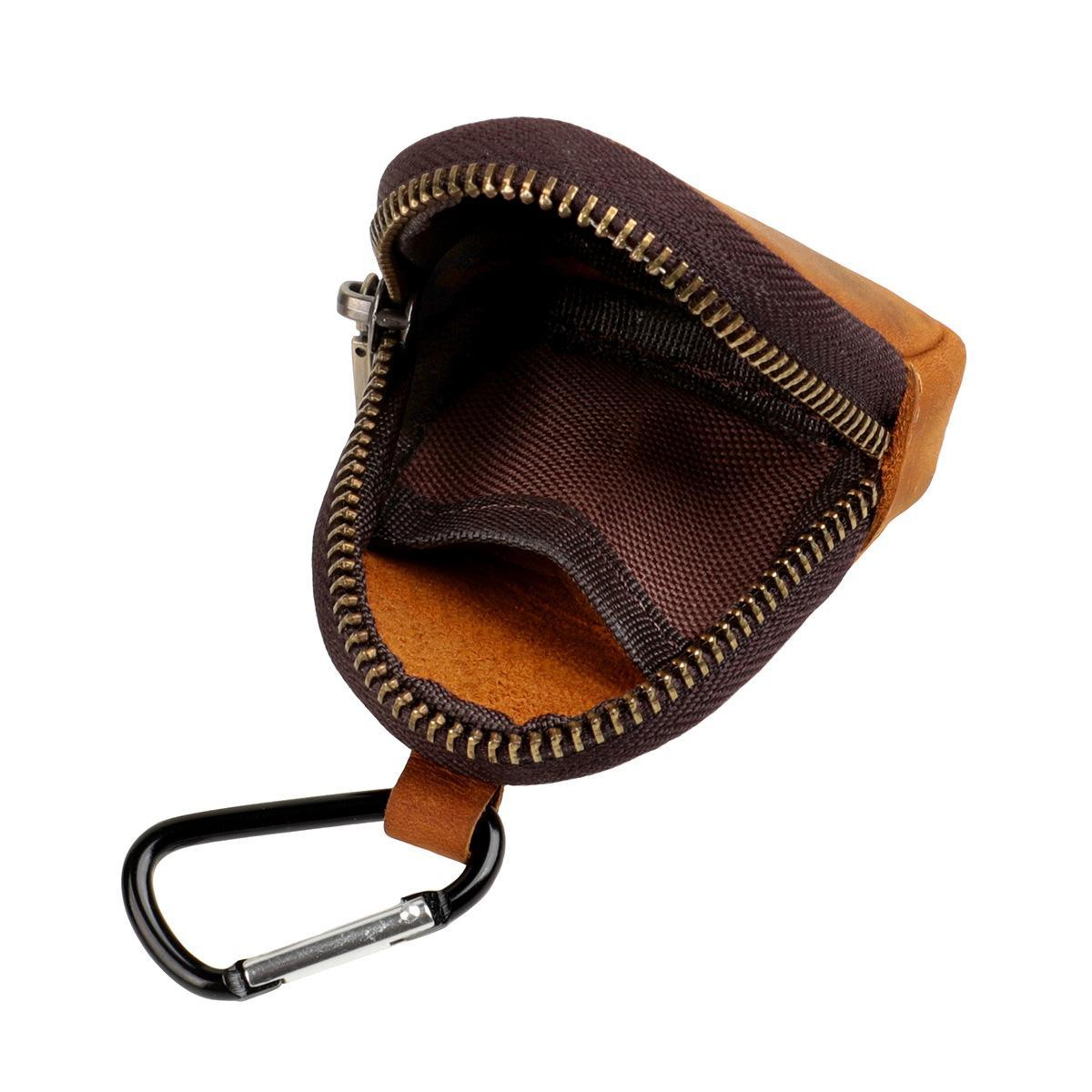 Genuine Leather Coin Purse Small Zip Pouch Mini Key Holder Wallet 1