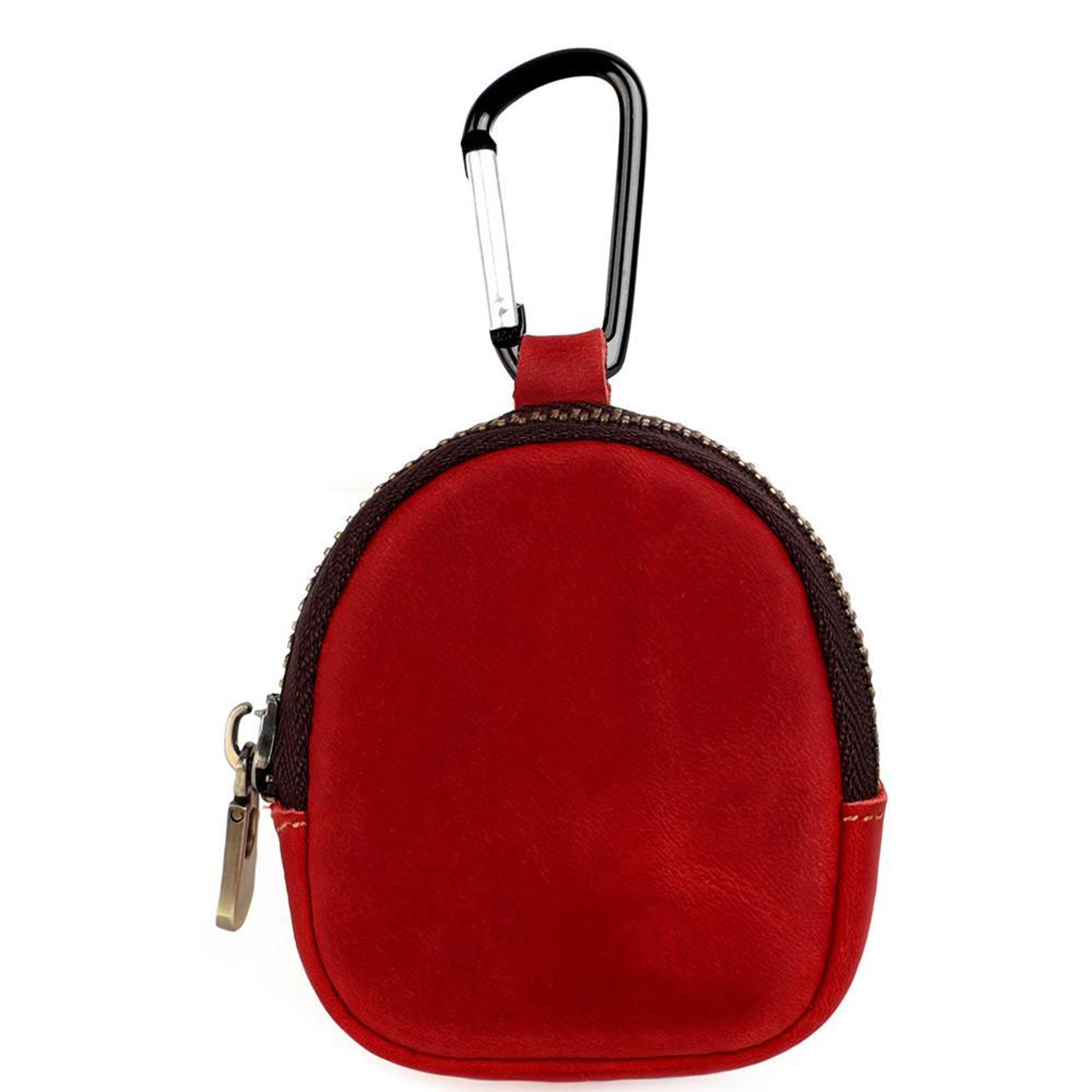 Genuine Leather Coin Purse Small Zip Pouch Mini Key Holder Wallet 12