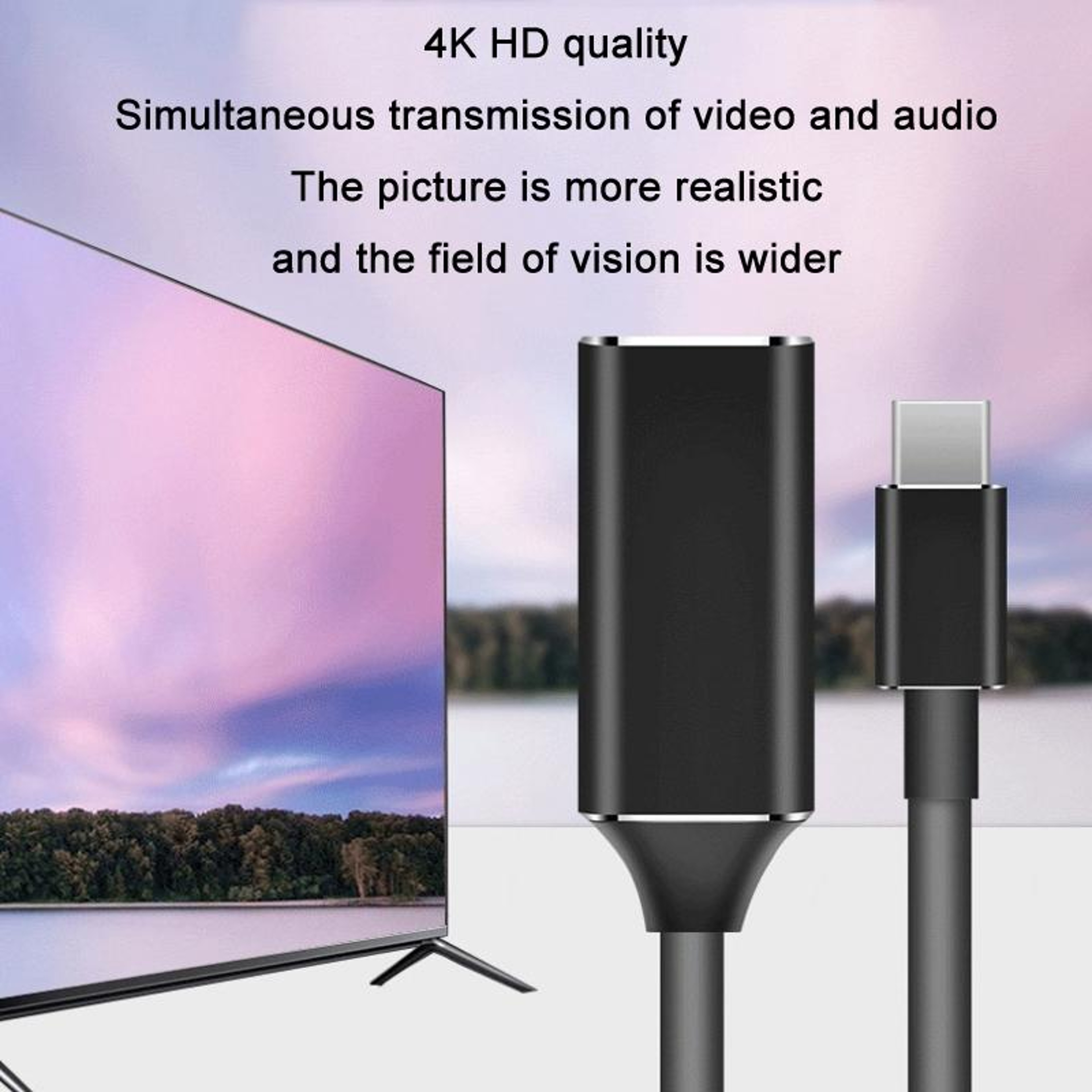 USB C To HDMI Adapter 4K USB 31 To HDMI Converter For Monitor TV Projector 5