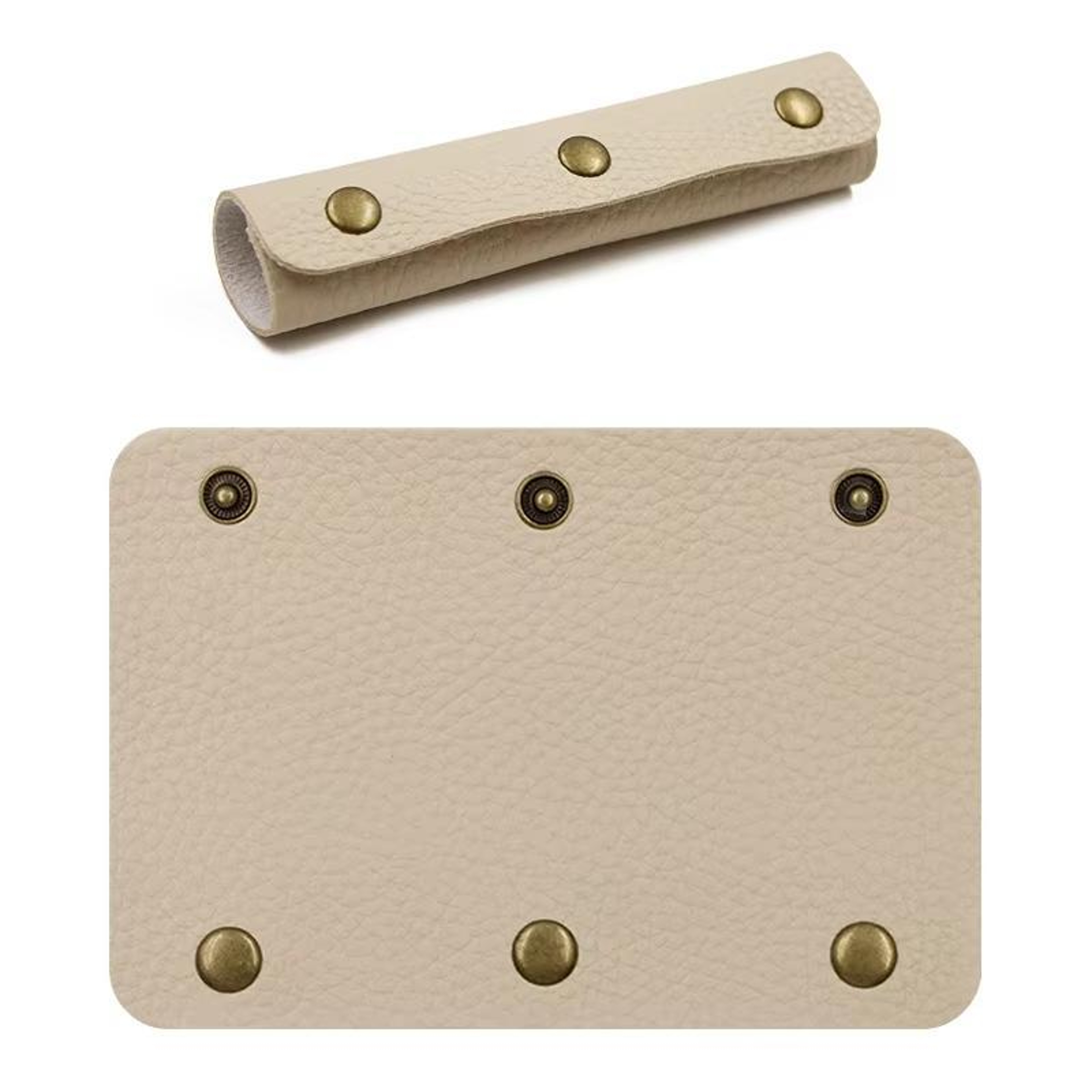 3 Layer Leather Luggage Handle Protector Anti Slip Suitcase Handle Cover For Travel Bags 9
